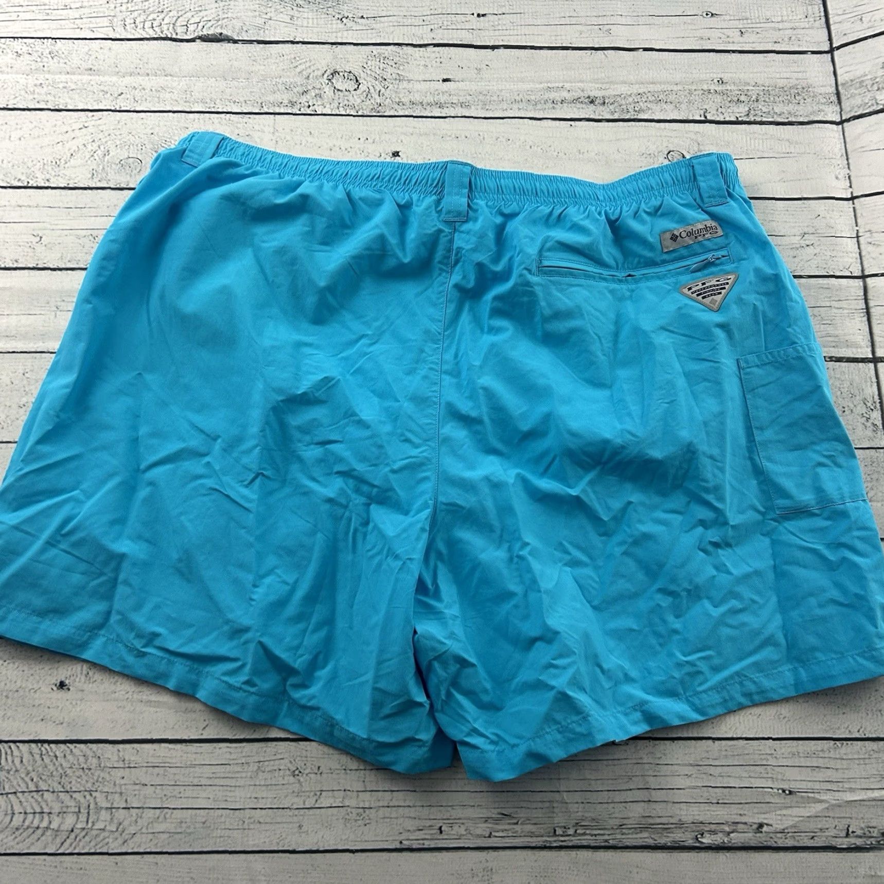 Vintage Columbia PFG Lined Omni-Shade Backcast III Water Short Men's 2XL Blue Size US 39 - 8 Thumbnail