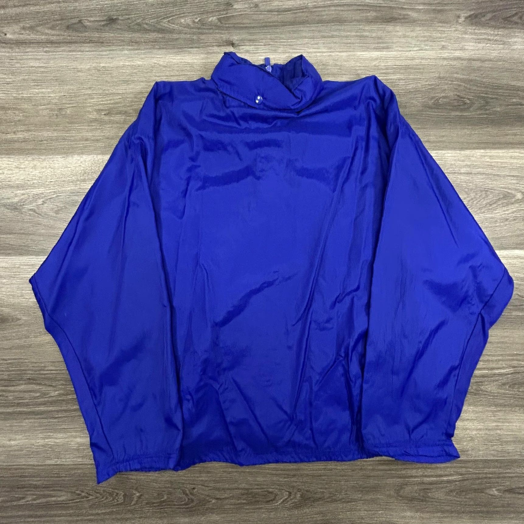 Reebok VINTAGE Reebok Jacket Mens L Blue Nylon Windbreaker 1/4 Zip Pockets Lightweight 90s Pullover Size US L / EU 52-54 / 3 - 2 Thumbnail