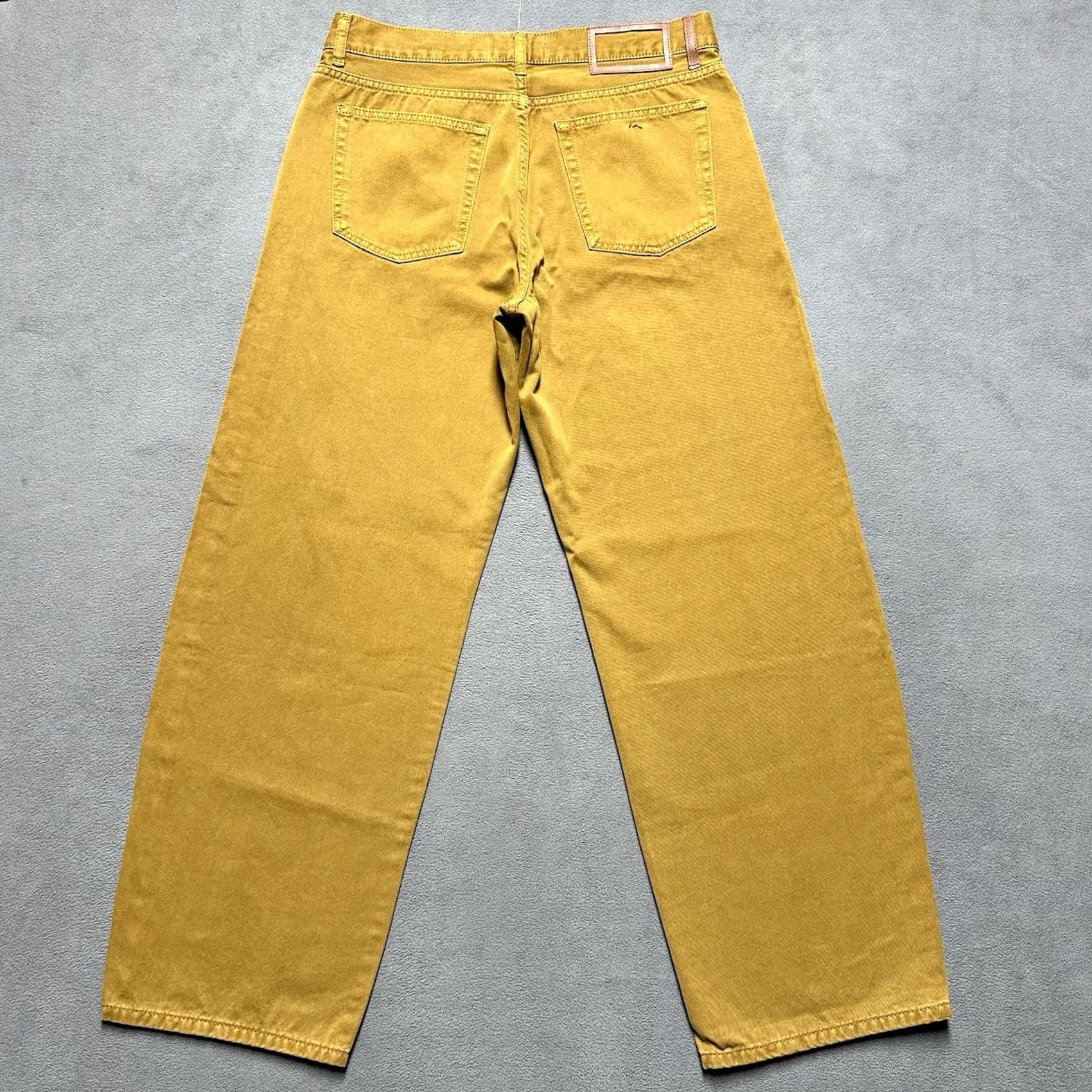 La Ligne La Ligne Pants Womens 27 Khakis Wide-Leg Brown Twill 30" Waist 27.5" Inseam Vintage? No (adjusted) Size 27" / US 4 / IT 40 - 2 Thumbnail