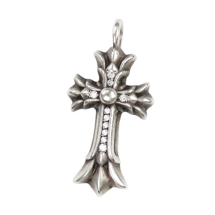 Chrome Hearts Diamond Cross Pendant | Grailed