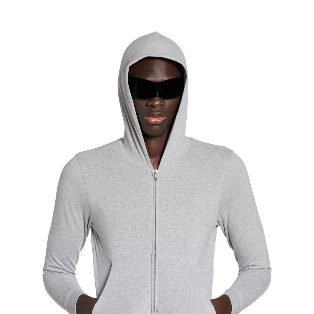 Balenciaga o1tr1nto0825 Dup / Zip-Up Hoodie Slim Fit in Grey Size US XS / EU 42 / 0 - 5 Thumbnail