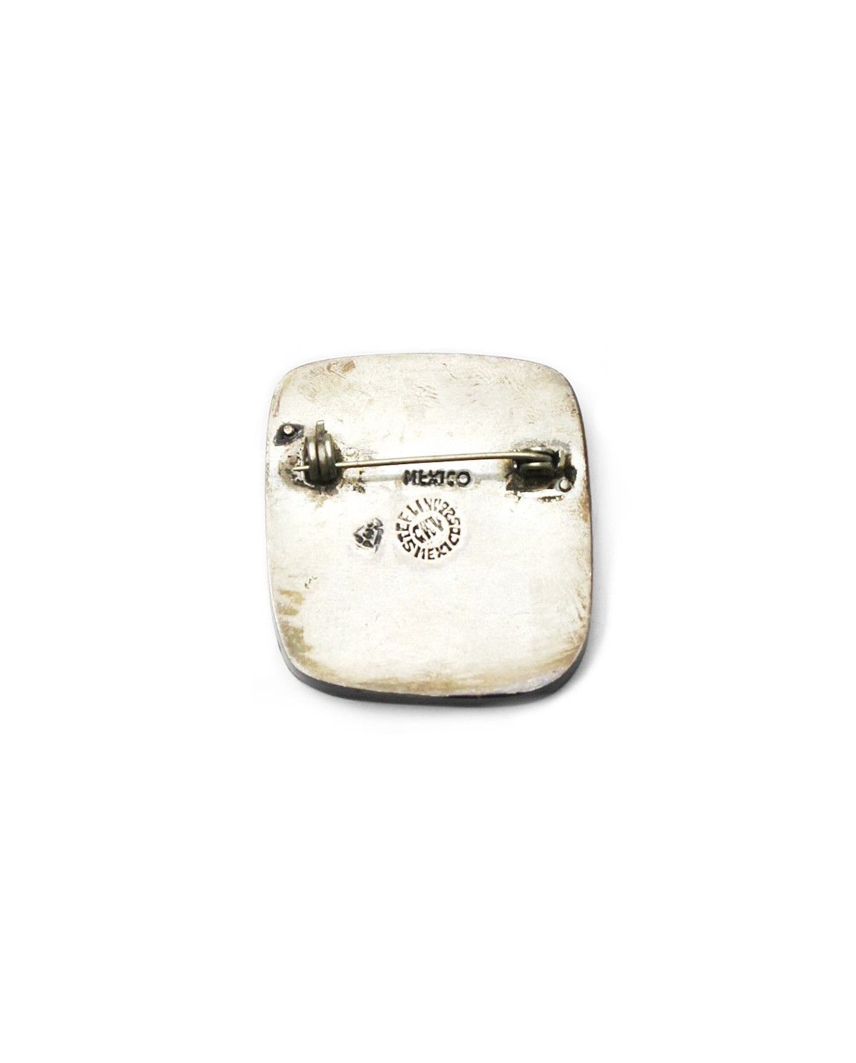 Vintage 1970S MEXICAN TAXCO STERLING SILVER 925 AZTEC MASK BROOCH Size ONE SIZE - 4 Thumbnail