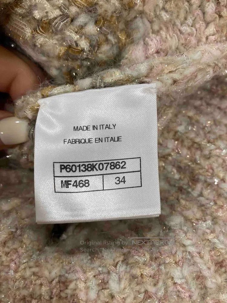 Chanel Chanel Forest Series Pink Purple Yellow Knitted Glitter Cl Size XXS / US 00 / IT 34 - 7 Thumbnail