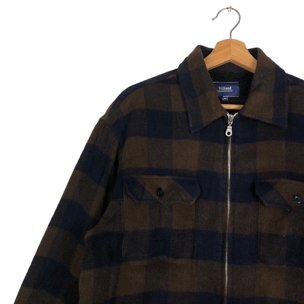 🔥Vintage Chore Jacket Tartan Design Villand Issey Miyake