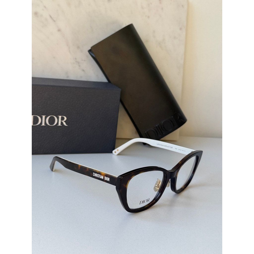 Dior NEW Dior LaParisienneDiorO S4F Eyeglasses Frames Brown Size ONE SIZE - 5 Thumbnail