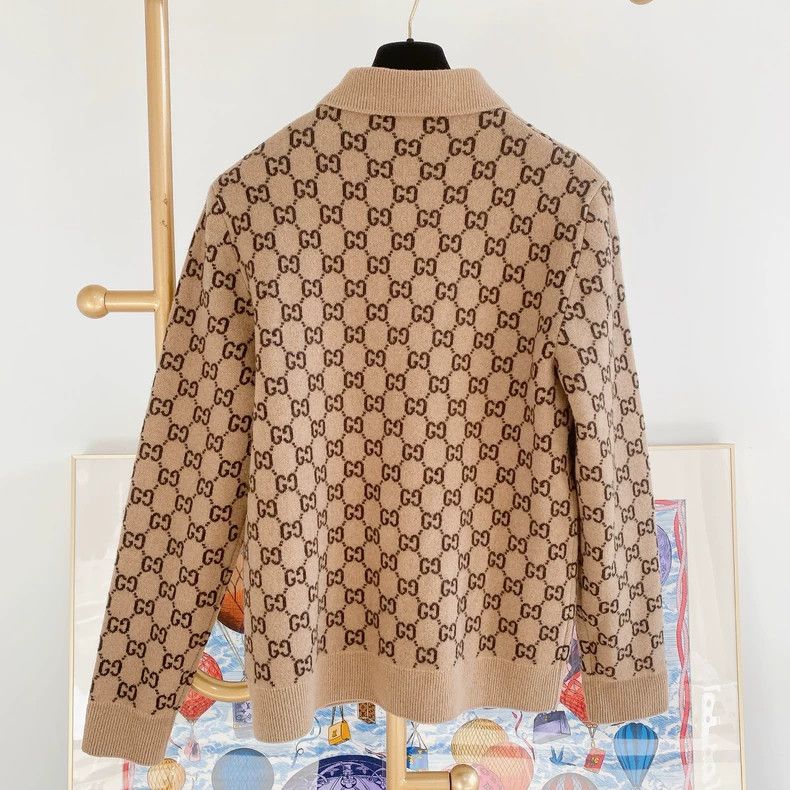 Gucci Gucci Double G full LOGO knitted cardigan coat Size XS / US 0-2 / IT 36-38 - 2 Thumbnail