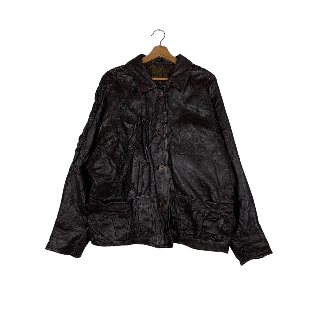 Vintage Vintage Made in Italy LeatherJacket #1509-C68 Size US M / EU 48-50 / 2 - 1 Thumbnail