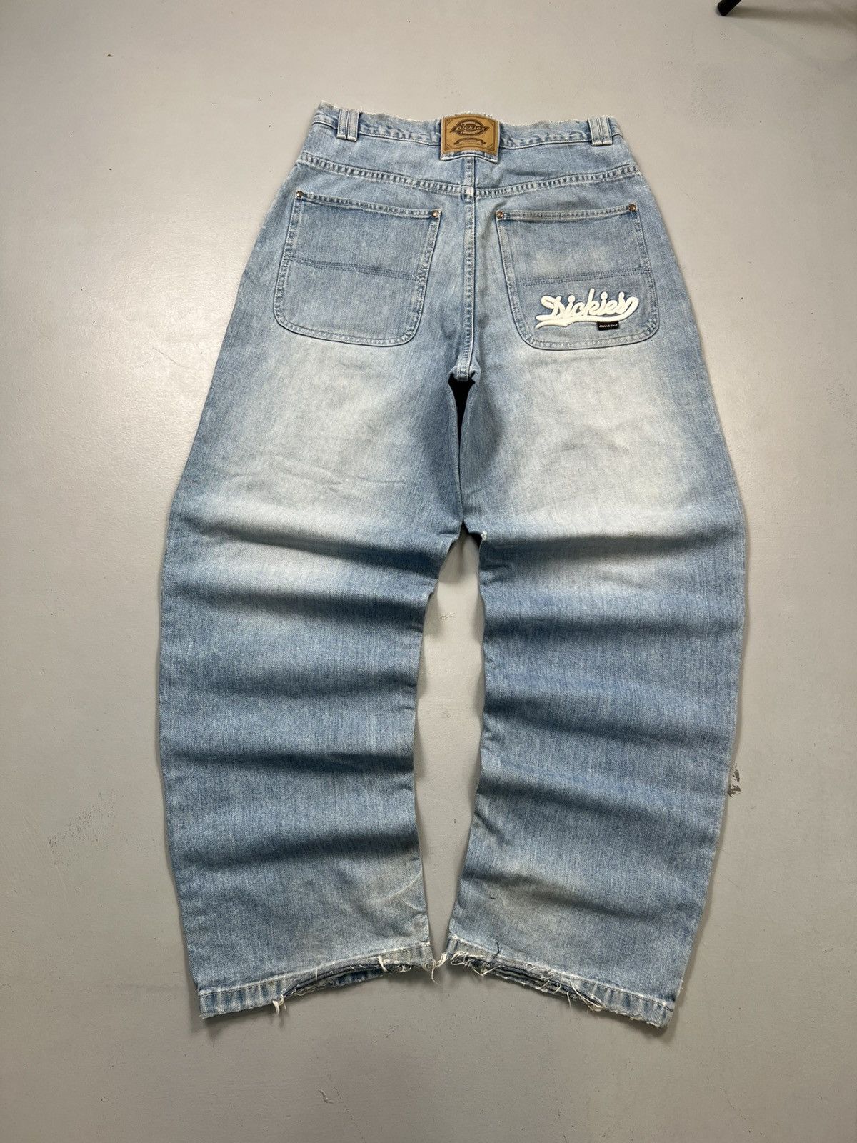 Dickies Rare vintage dickies big daddy hand made painted knee denim Size US 34 / EU 50 - 7 Thumbnail