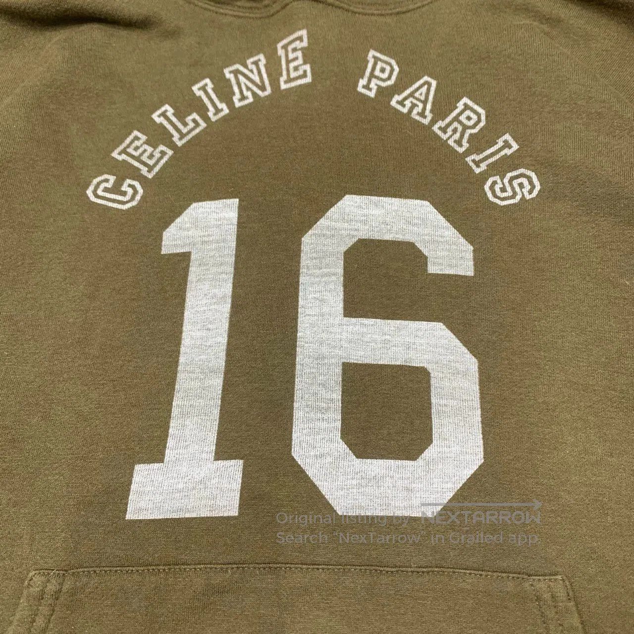 Celine Celine Army Green Hoodie Sweatshirt XS. Size XS / US 0-2 / IT 36-38 - 8 Thumbnail