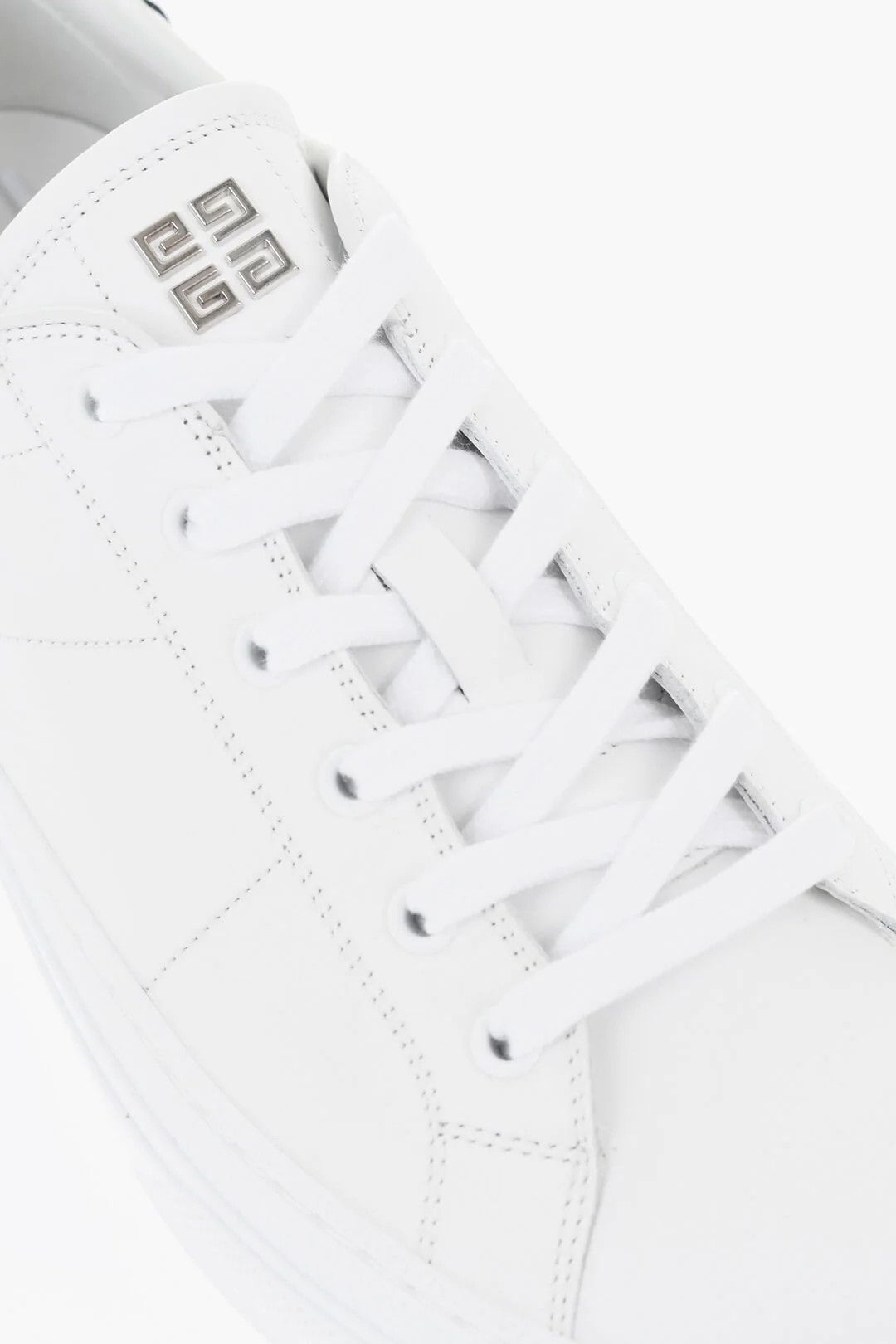 Givenchy og1mm0326 Leather Low-Top Sneakers in White Size US 12 / EU 45 - 4 Thumbnail