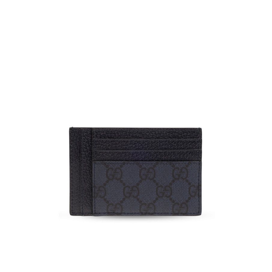 Gucci GUCCI Monogram Card Case Blue Ebony New & Authentic Size ONE SIZE - 2 Thumbnail
