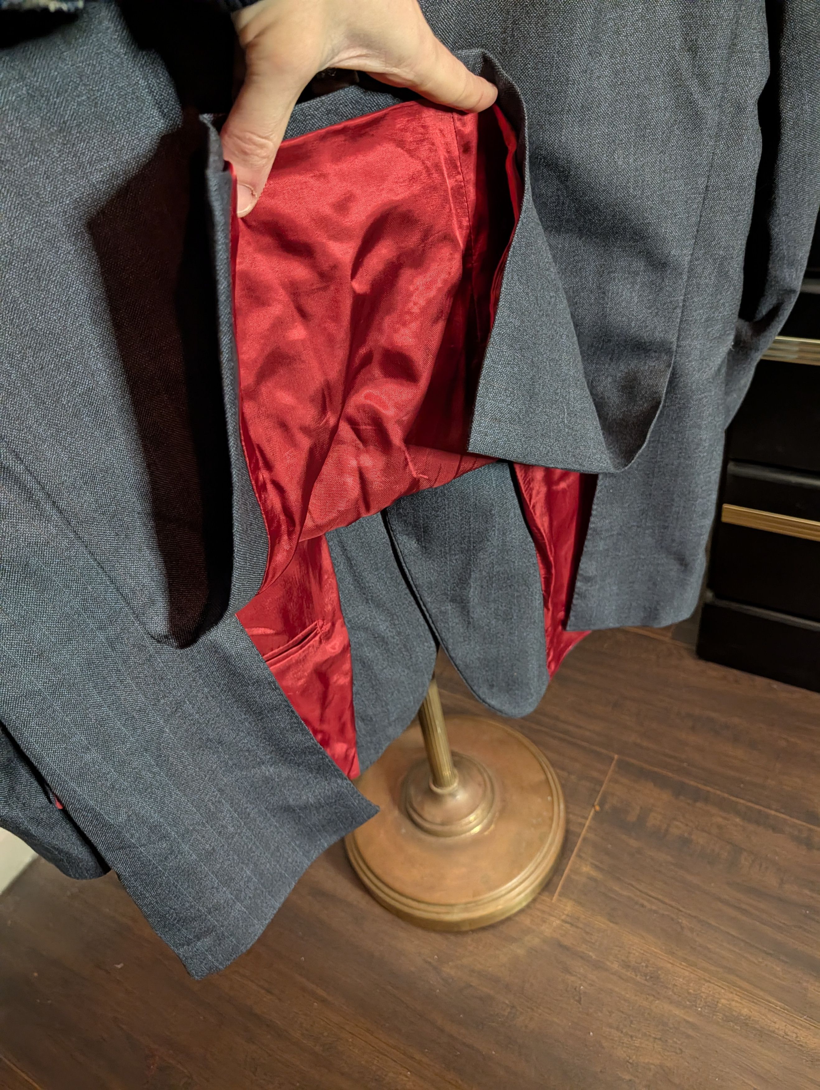 Magee Olympic T2 model pure new wool red lined jacket 46S Size 46S - 9 Thumbnail