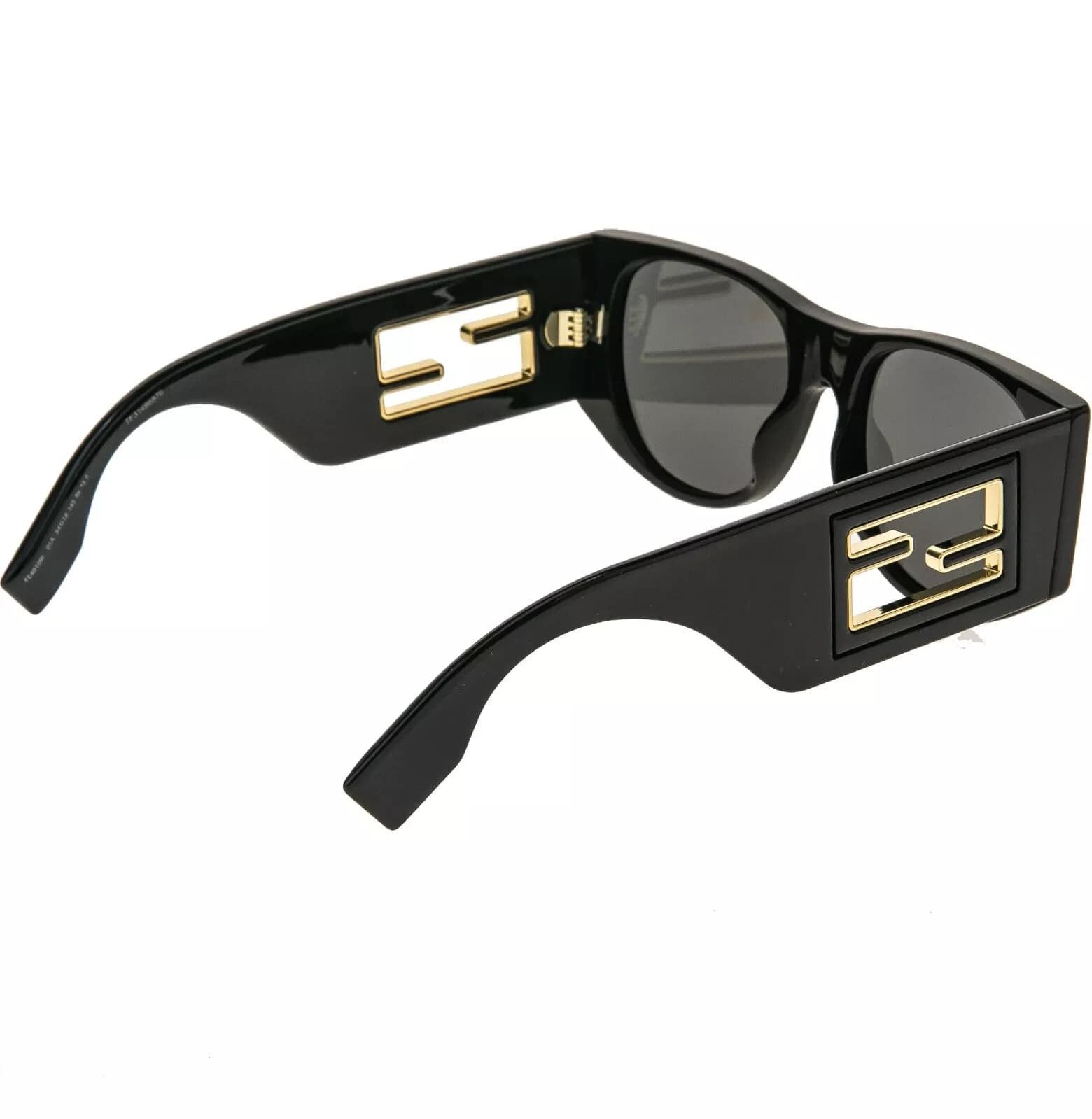 Fendi FENDI BAGUETTE Logo 40109 Black Fashion Square FE40109I Size ONE SIZE - 7 Thumbnail