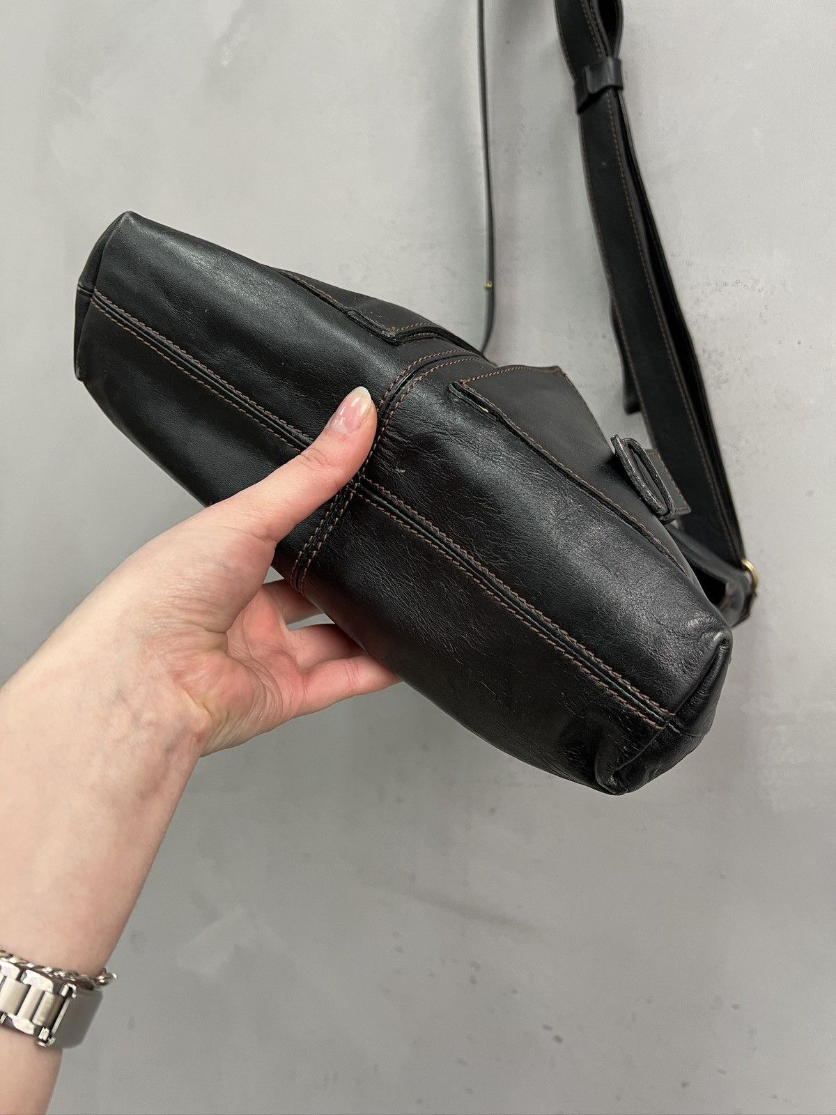 KMRii Kmrii style leather Multipocket shoulder bag y2k hype Size ONE SIZE - 6 Thumbnail