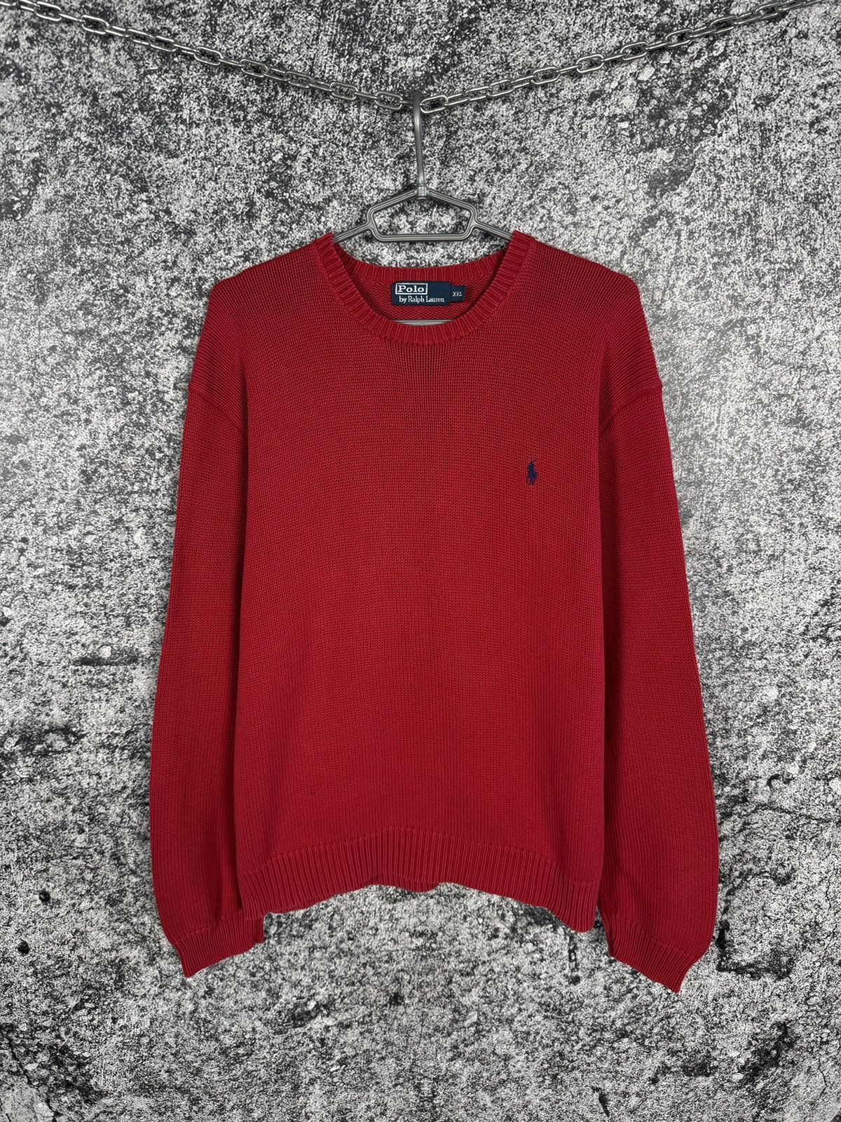 Polo Ralph Lauren Vintage Crewneck Knit Sweater Pullover XXL