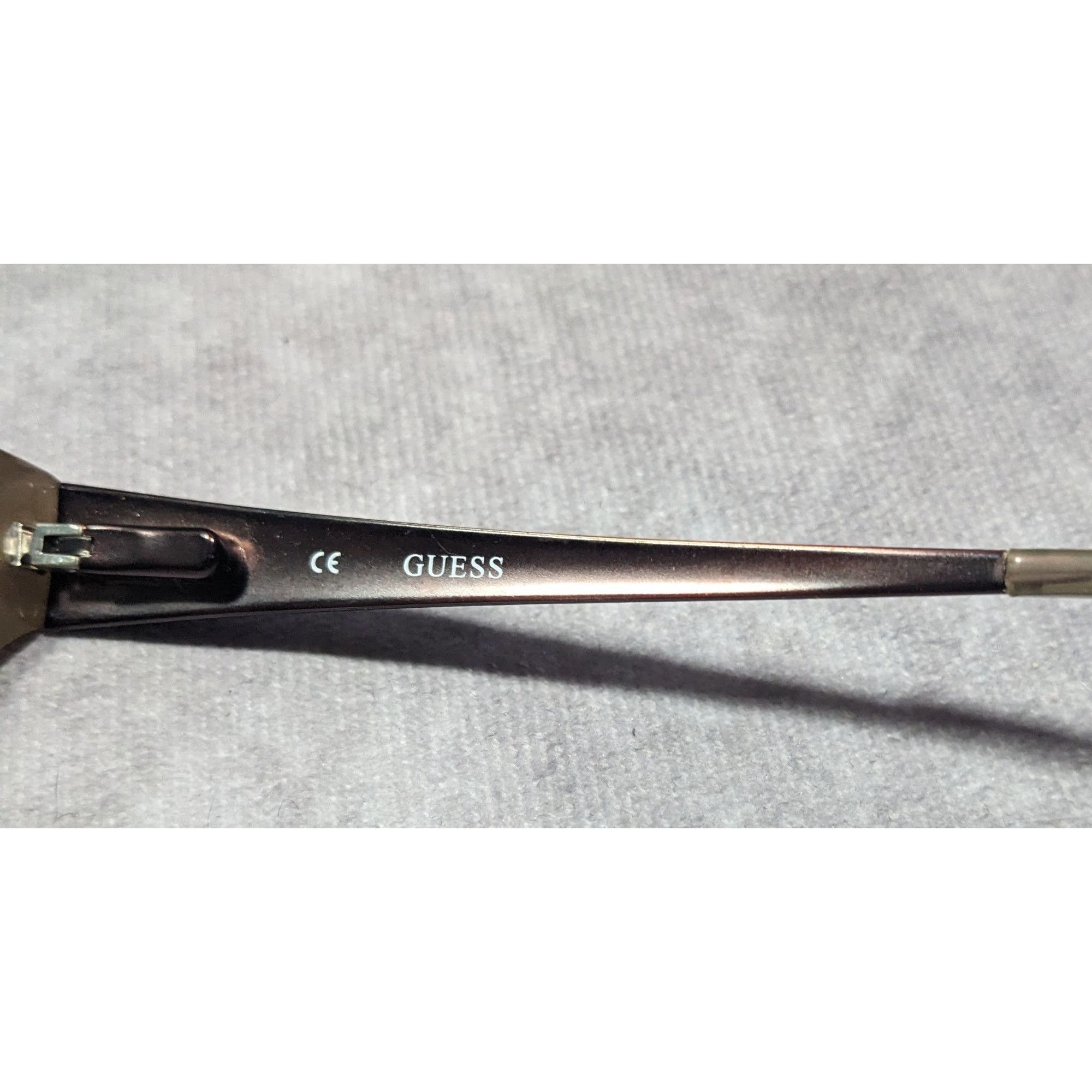 Guess Guess GU2226 BRN Brown And Tan Leopard Print Glasses Frames Size ONE SIZE - 5 Thumbnail