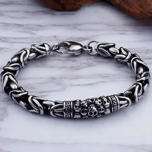 Other Classic Fashion Multi Skull Bracelet Size ONE SIZE - 2 Thumbnail