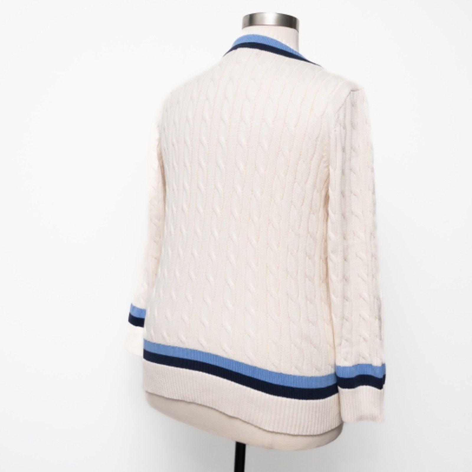 Lauren Ralph Lauren Lauren Ralph Lauren. New! Cable-Knit Logo Cricket Sweater. Size XXL / US 16-18 / IT 52-54 - 12 Thumbnail