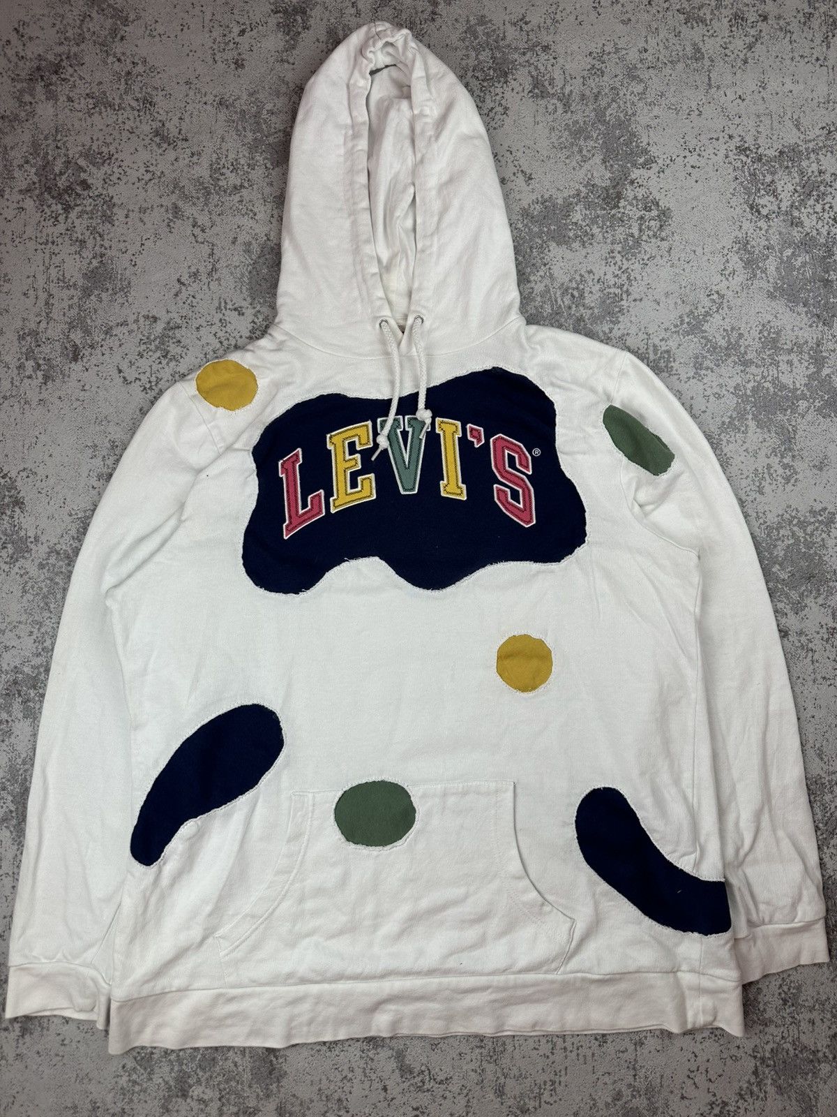 Levi's Y2K Levi’s Color Patch Logo Hoodie Art Size US M / EU 48-50 / 2 - 1 Thumbnail