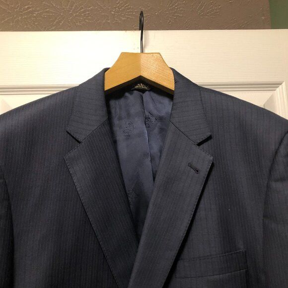 Jos. A. Bank Jos.a.bank men's striped wool sport coat jacket blazer 48L Size 48L - 1 Thumbnail