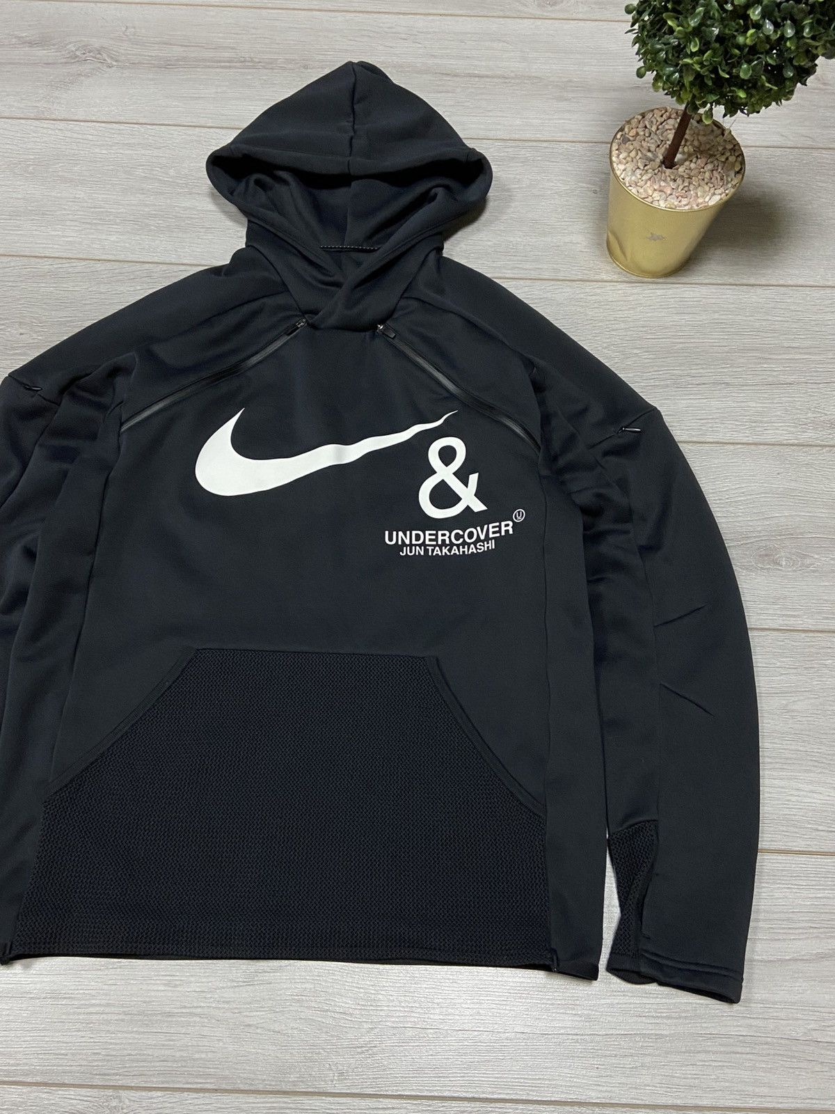 Jun Takahashi × Nike × Undercover Nike Undercover Jun Takahashi Chaos Balance tech Hoodie Size US M / EU 48-50 / 2 - 4 Thumbnail