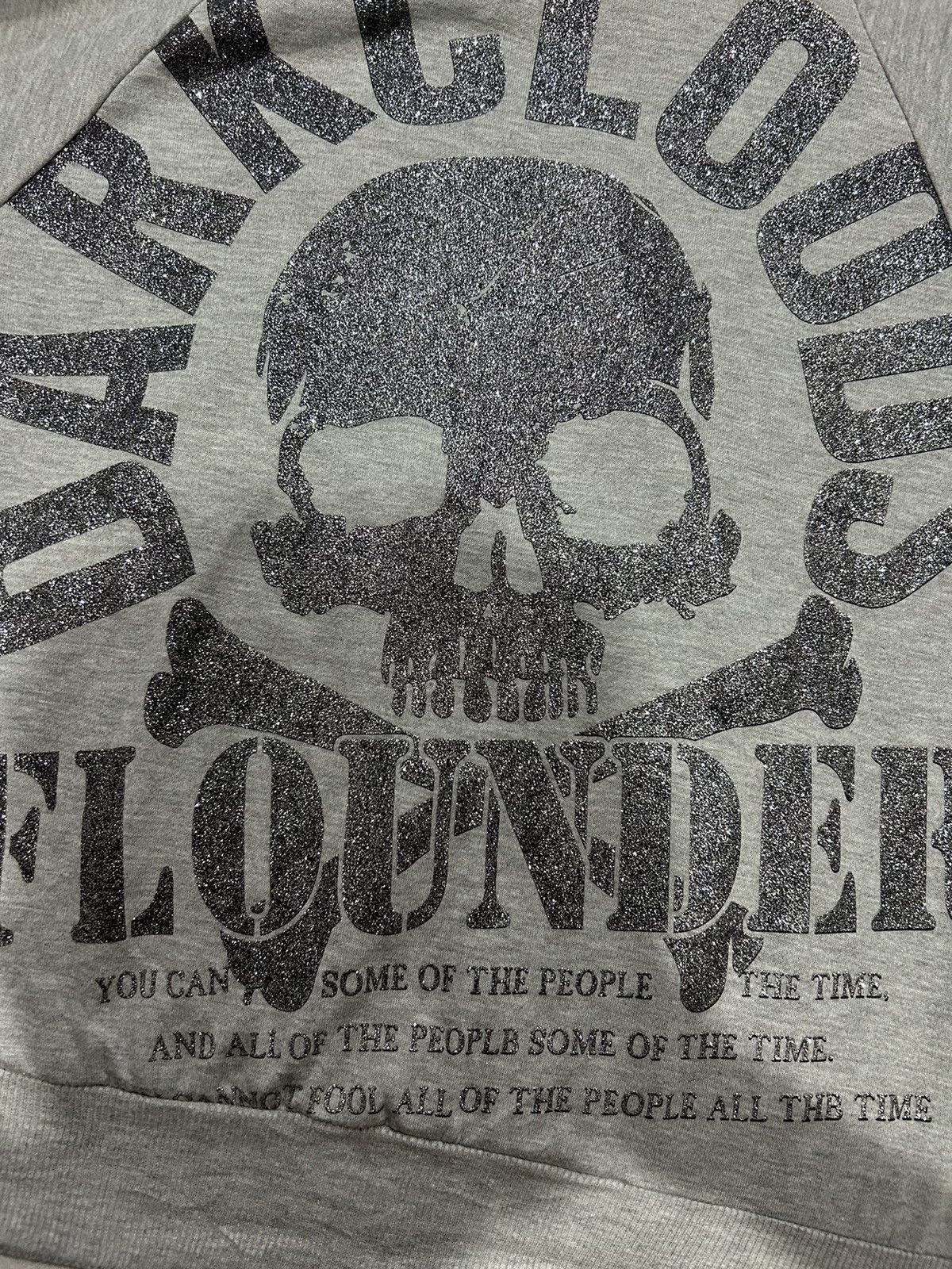 If Six Was Nine 💸BINDINGOFFER💸Fur Hoodie Dark Cloods Flounder Skull Lgb Ifsi Size US L / EU 52-54 / 3 - 13 Thumbnail