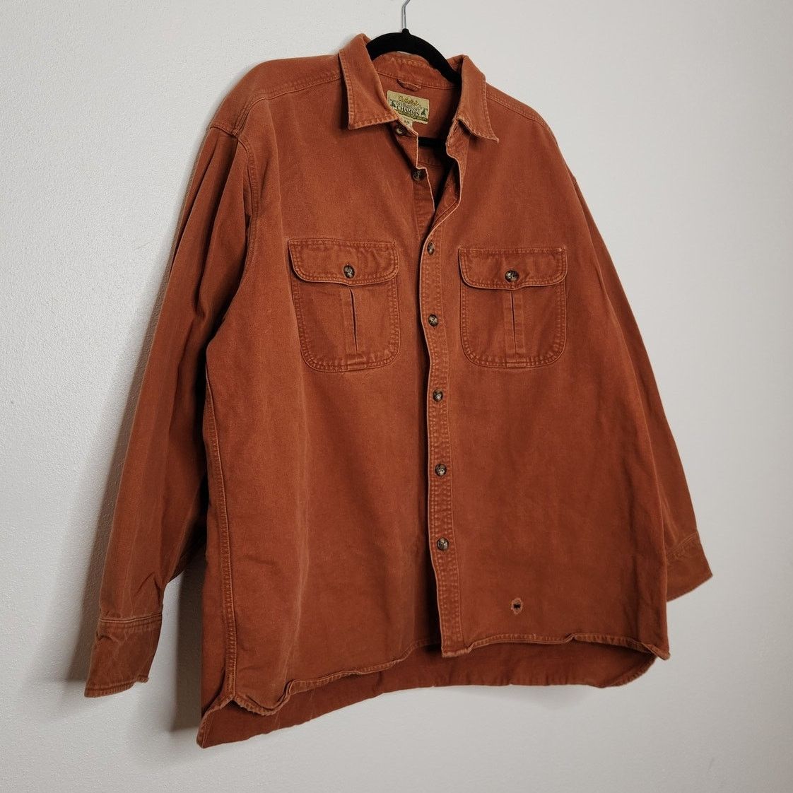 Cabelas Vintage Cabelas Deerskin Chamois Heavy Thick Flannel Shirt Size US XL / EU 56 / 4 - 2 Thumbnail