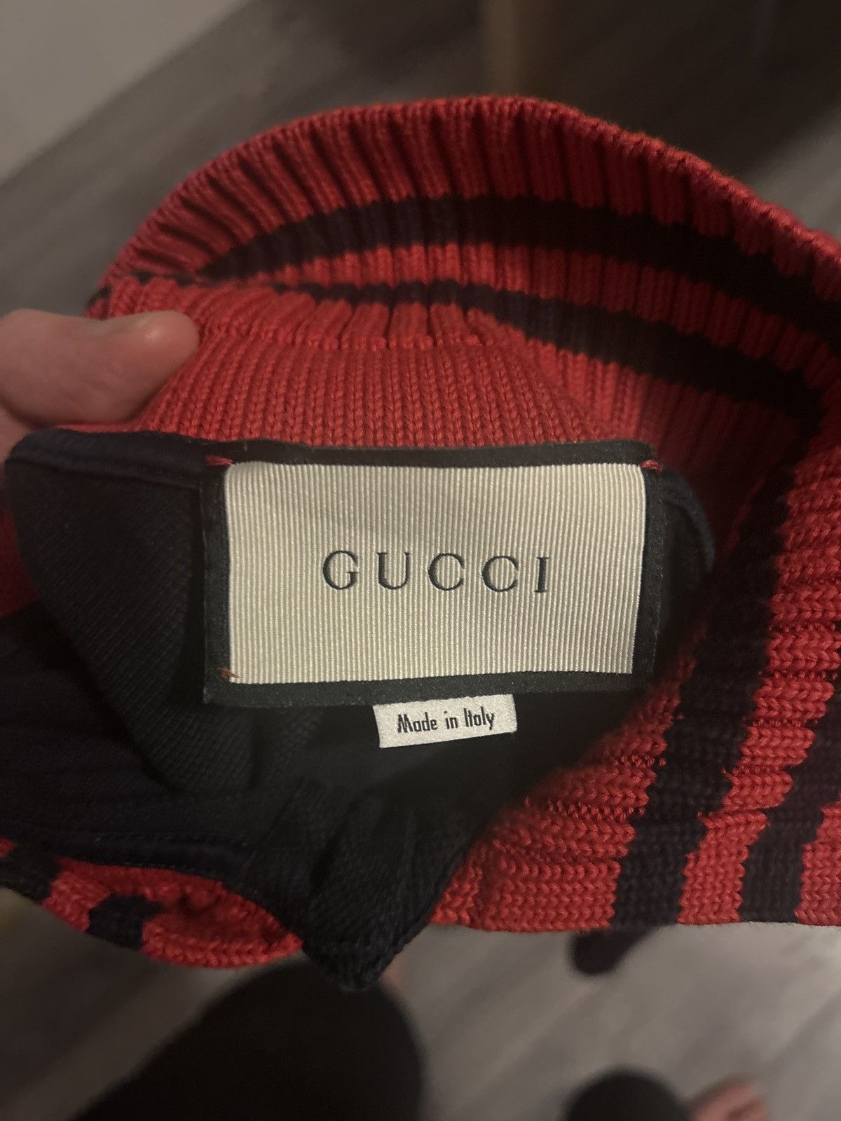 Gucci Knit Collar Polo Size US L / EU 52-54 / 3 - 7 Thumbnail