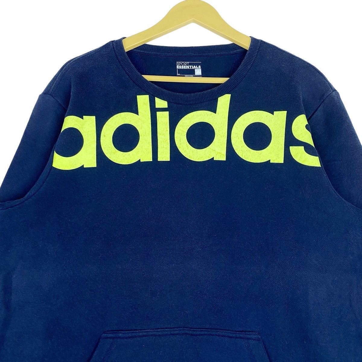 Adidas Adidas Spellout Blue Sweatshirt Crewneck Pullover Jumper Size US S / EU 44-46 / 1 - 2 Thumbnail