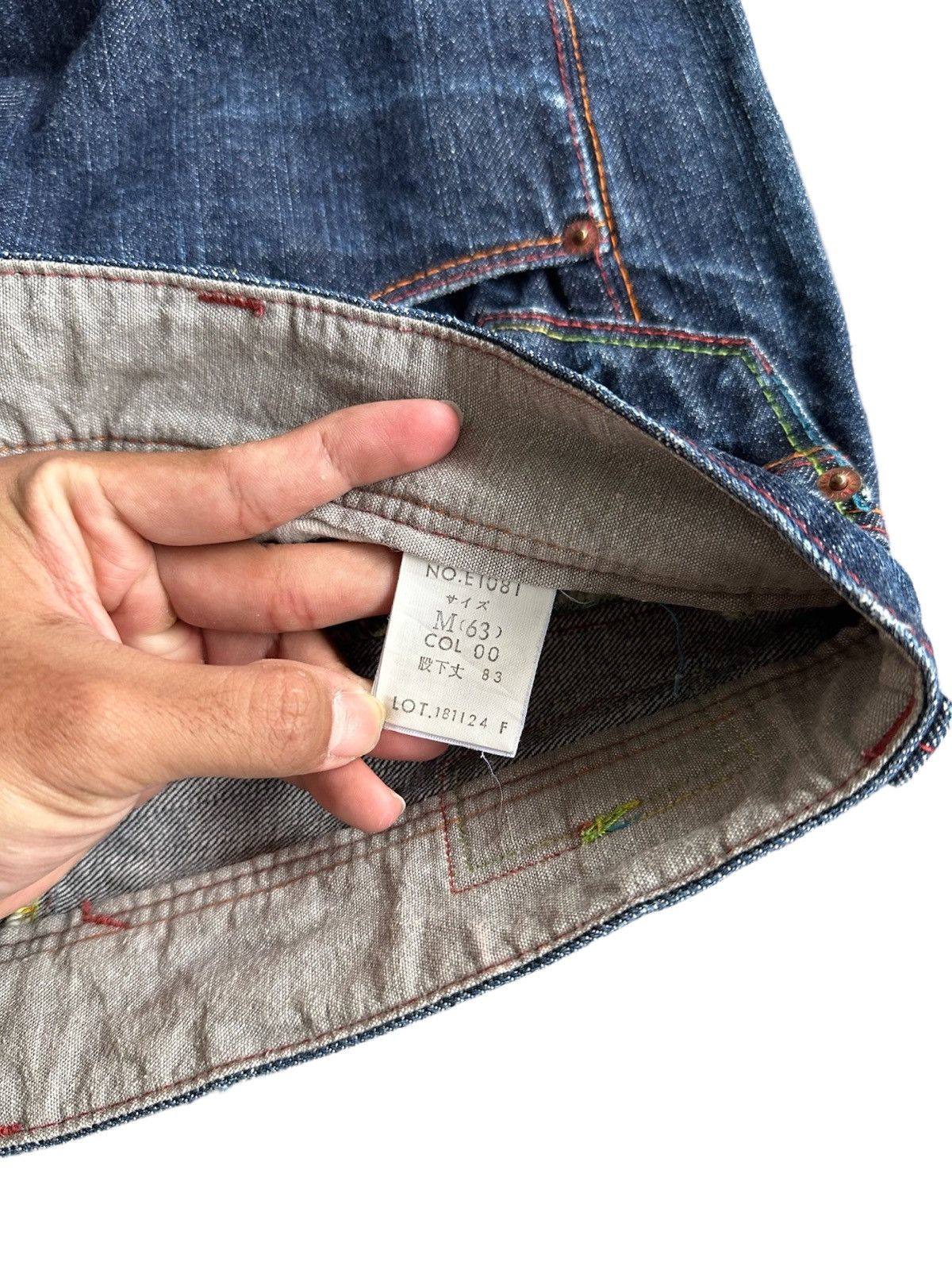 If Six Was Nine × Japanese Brand Vintage Blue Way ET Boite Punk Wide Leg Jeans Size US 30 / EU 46 - 5 Thumbnail