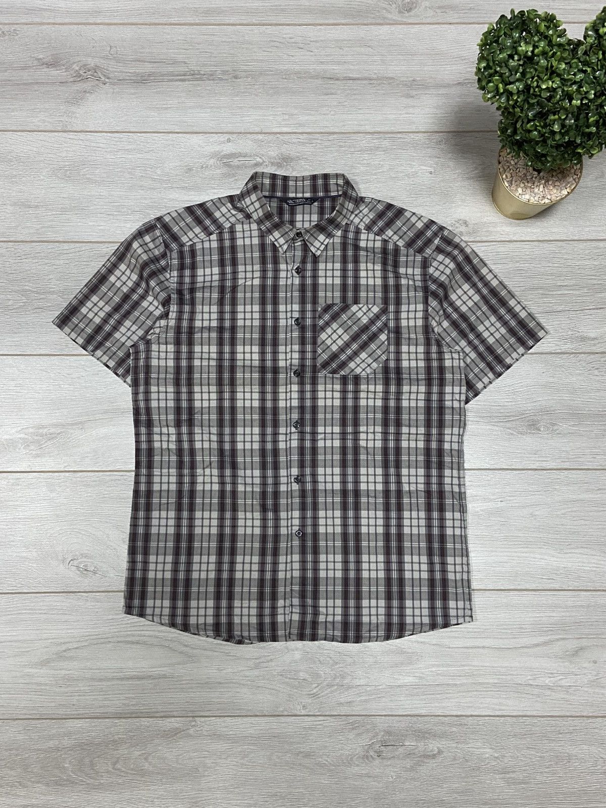 Other Arcteryx bird mesh check bird shirt buttons up with pockets Size US L / EU 52-54 / 3 - 1 Thumbnail