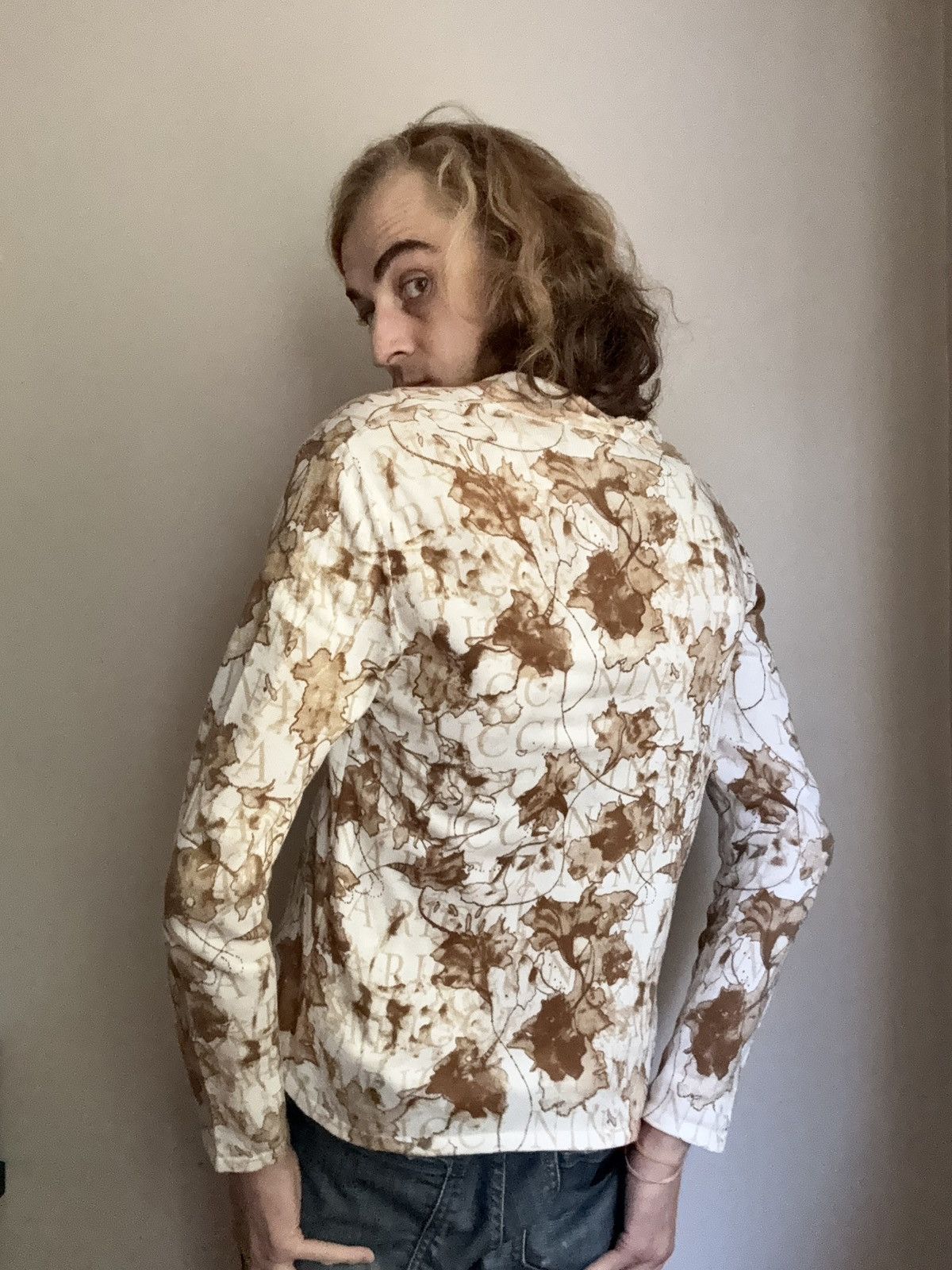 Nina Ricci Nina Ricci Autumnal Leaves/ Logo Print 2 Piece Twinset Size M / US 6-8 / IT 42-44 - 13 Thumbnail