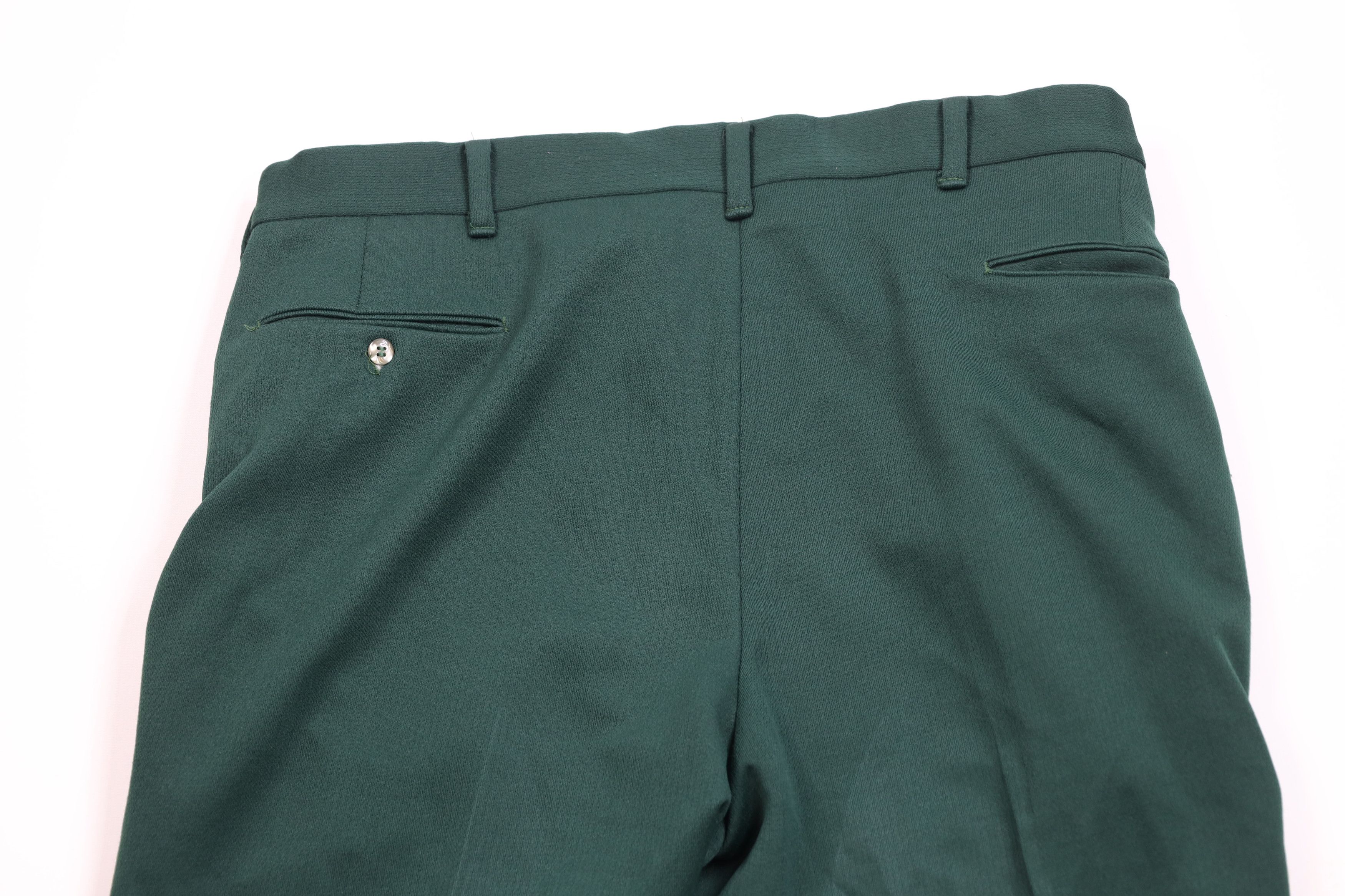 Vintage Vintage 70s Streetwear Bell Bottoms Chino Pants Green USA Size US 38 / EU 54 - 12 Thumbnail