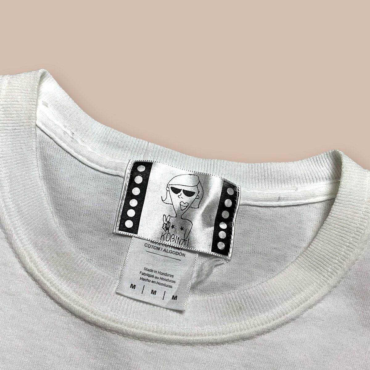 Japanese Brand KOBINAI "Breast" White Tee Size US M / EU 48-50 / 2 - 5 Thumbnail