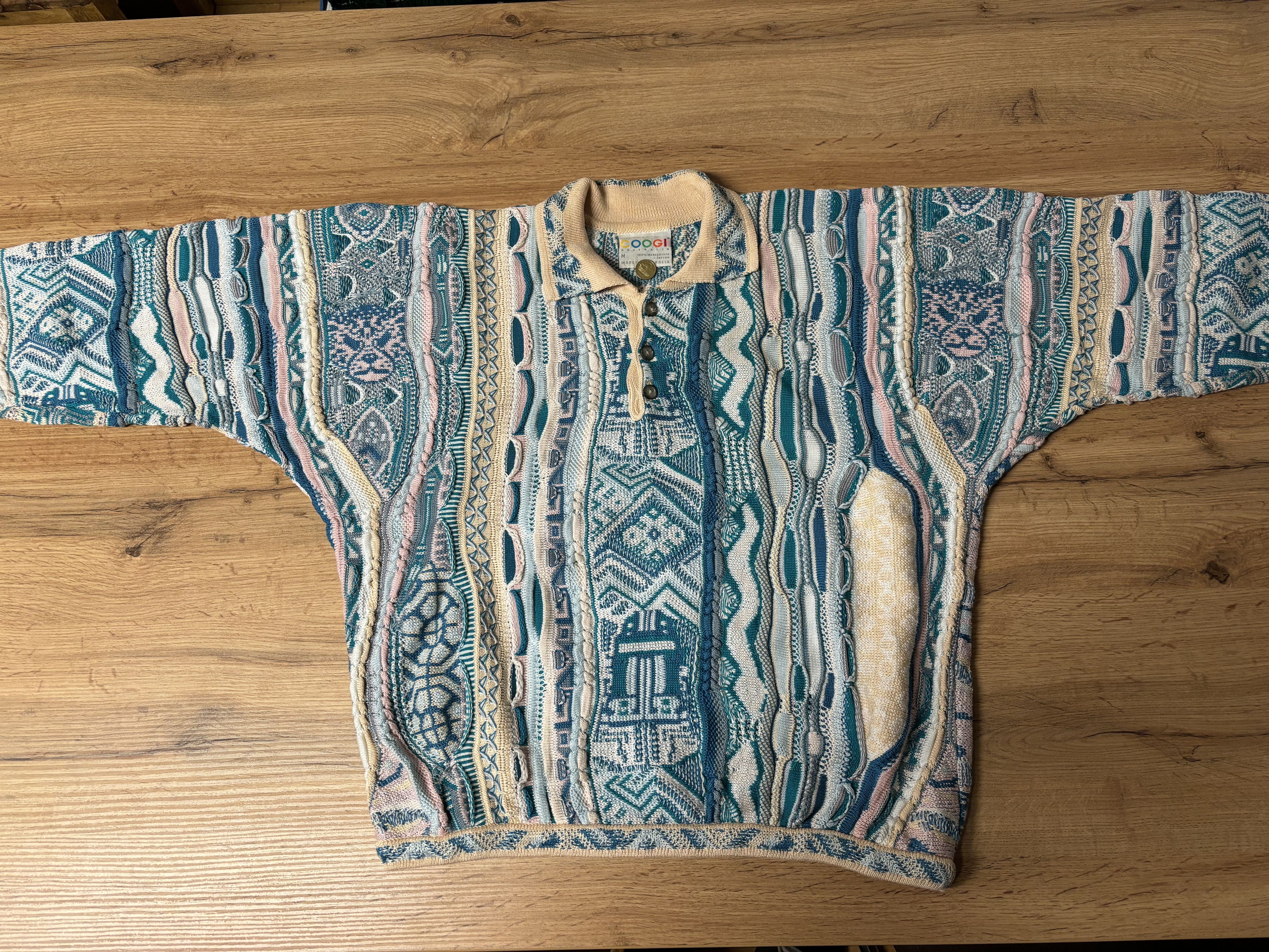 Coogi Crazy Rare Vintage Coogi Knit Sweater Size US M / EU 48-50 / 2 - 4 Thumbnail