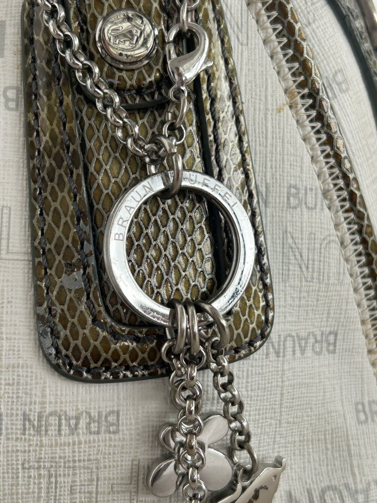 Braun Braun Buffel Mini Handle Beg Beige White Size ONE SIZE - 8 Thumbnail