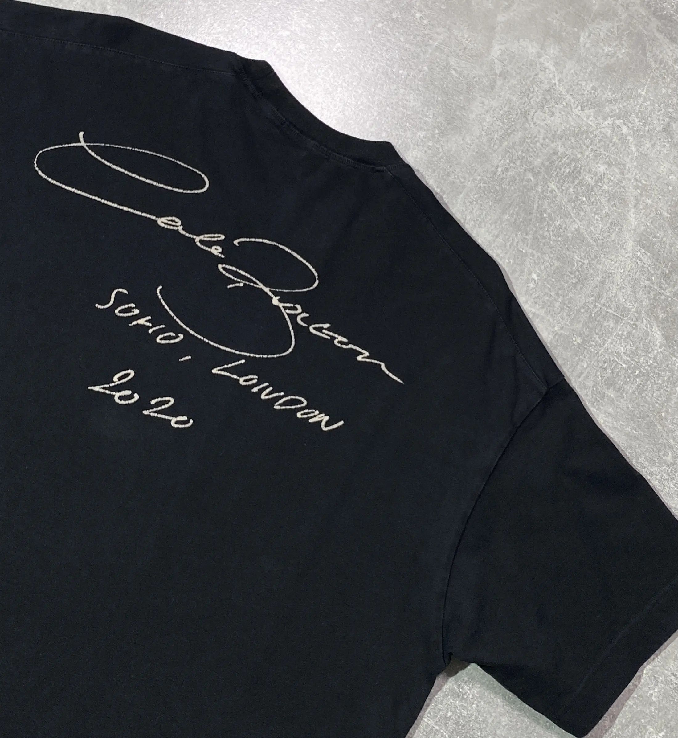 Cole Buxton Cole Buxton 2020 Black Signature Soho London T-Shirt Size US L / EU 52-54 / 3 - 4 Thumbnail