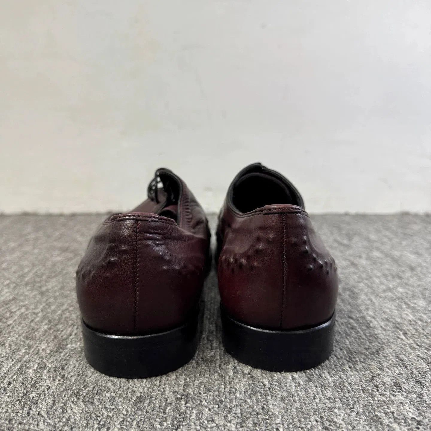 Alexander McQueen Brown Textured Formal Lace-Up Shoes Size 7. Size US 7 / EU 40 - 3 Thumbnail