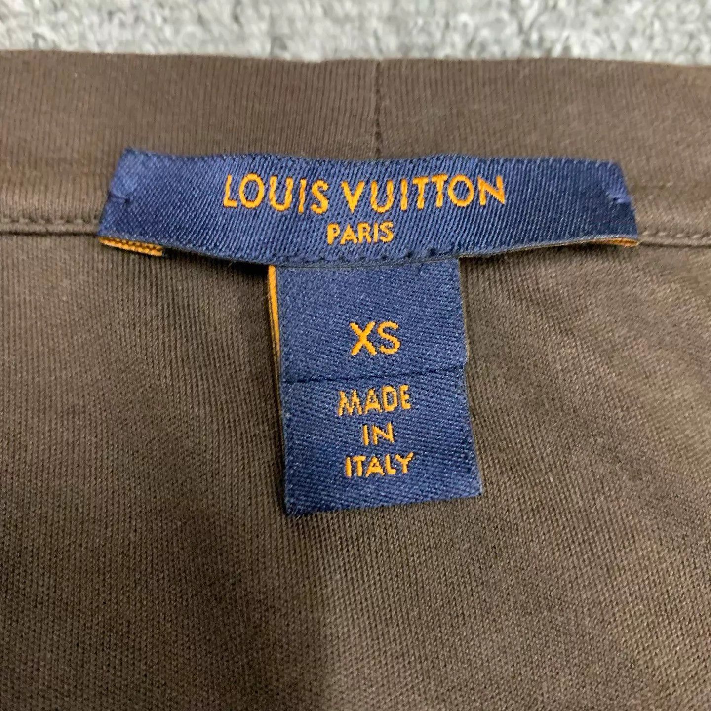 Louis Vuitton LV Monogram Brown Ruffled Short Sleeve Women's XS Size XS / US 0-2 / IT 36-38 - 6 Thumbnail