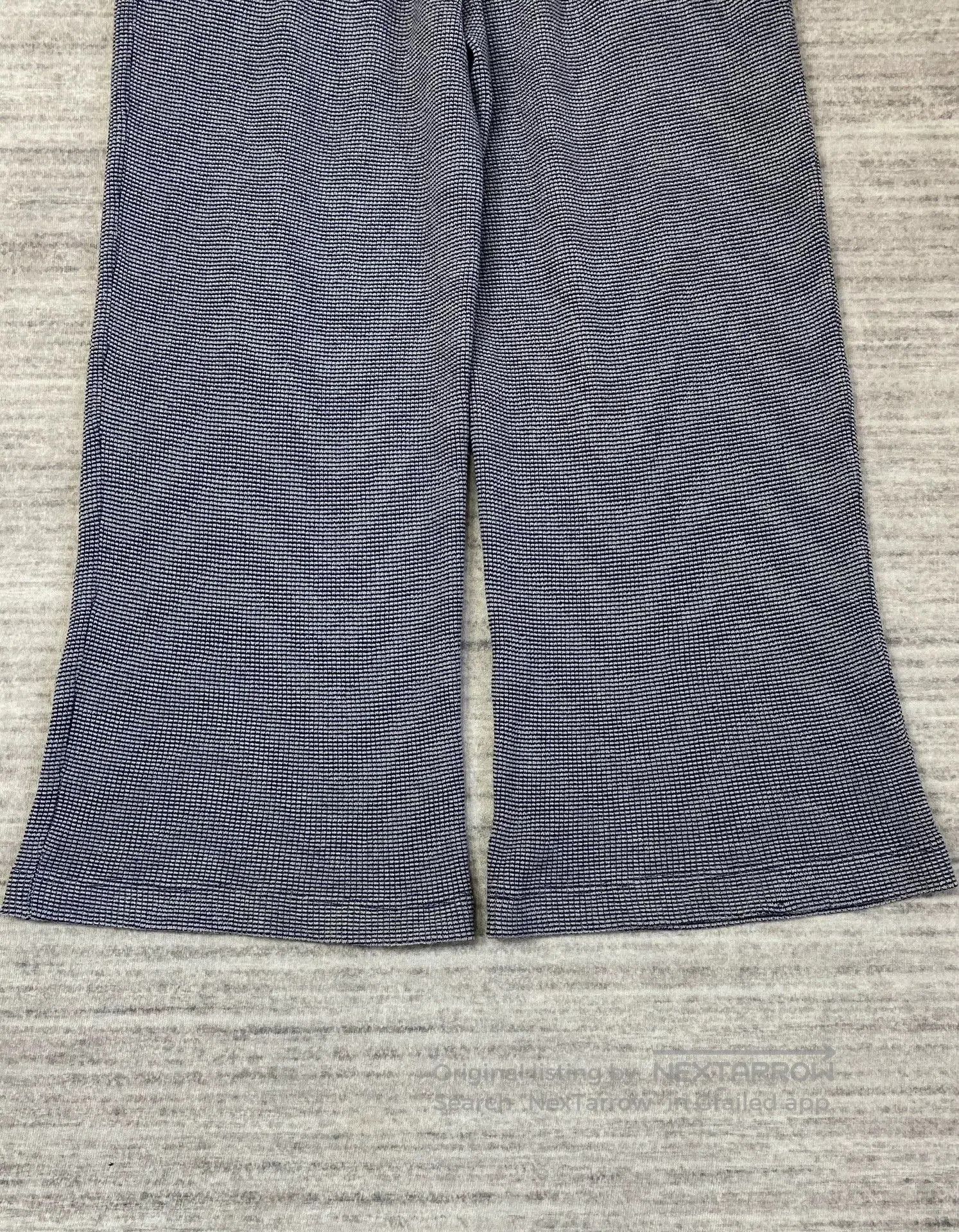 ISA BOULDER Striped High-Waisted Wide Leg Trousers. Size 22" - 6 Thumbnail