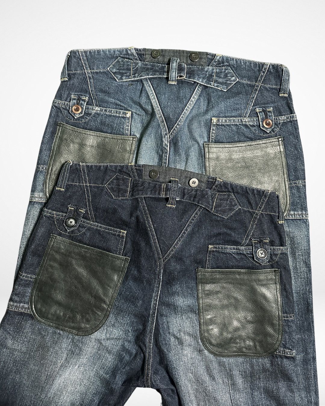 Comme des Garcons × Junya Watanabe [2] FW13 Repeating Pocket Drop Crotch (Small and Medium) Size US 34 / EU 50 - 2 Thumbnail