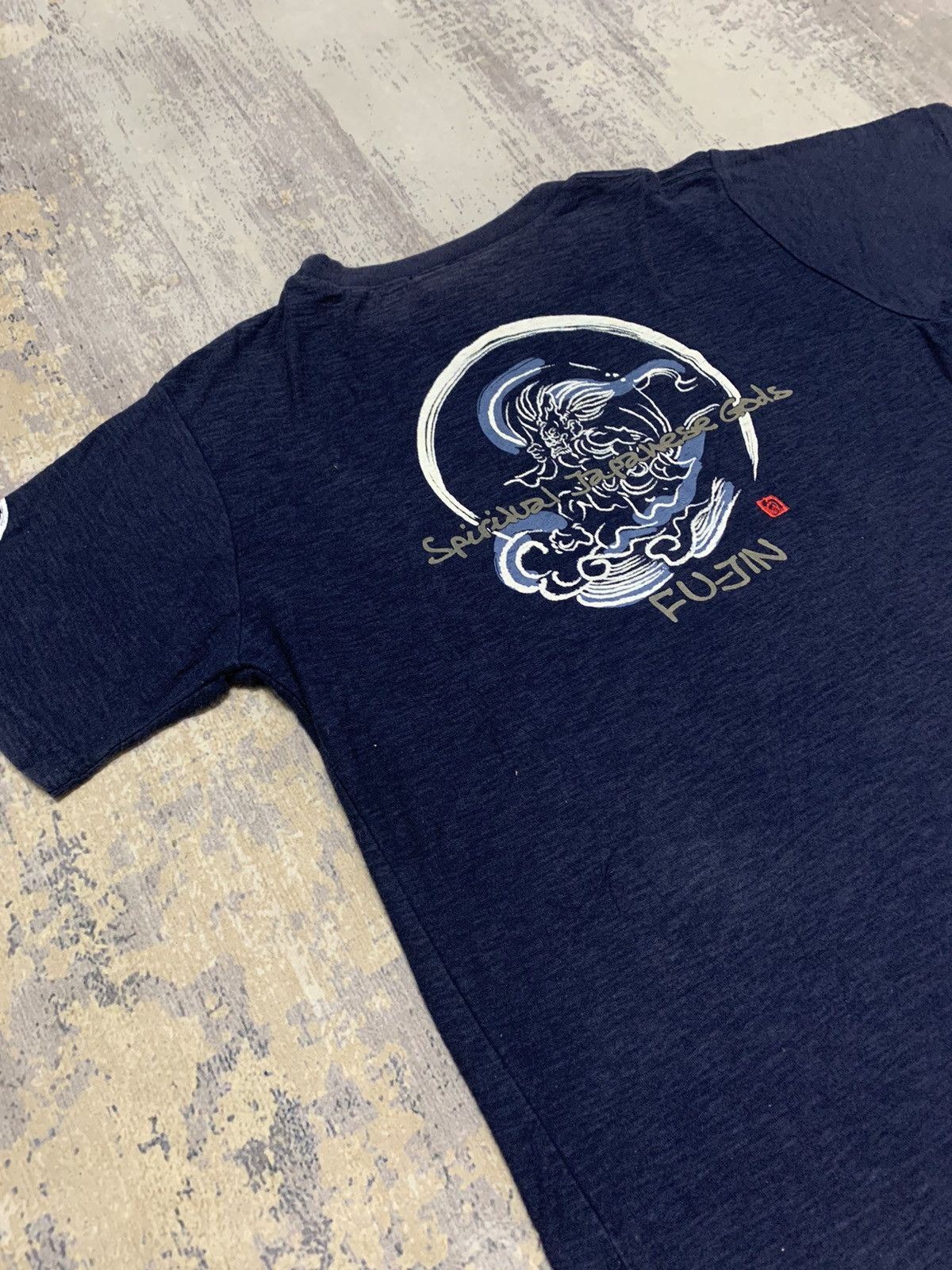 Japanese Brand Fu-jin Japanese Spiritual God Sukajan Shirt Size US M / EU 48-50 / 2 - 6 Thumbnail