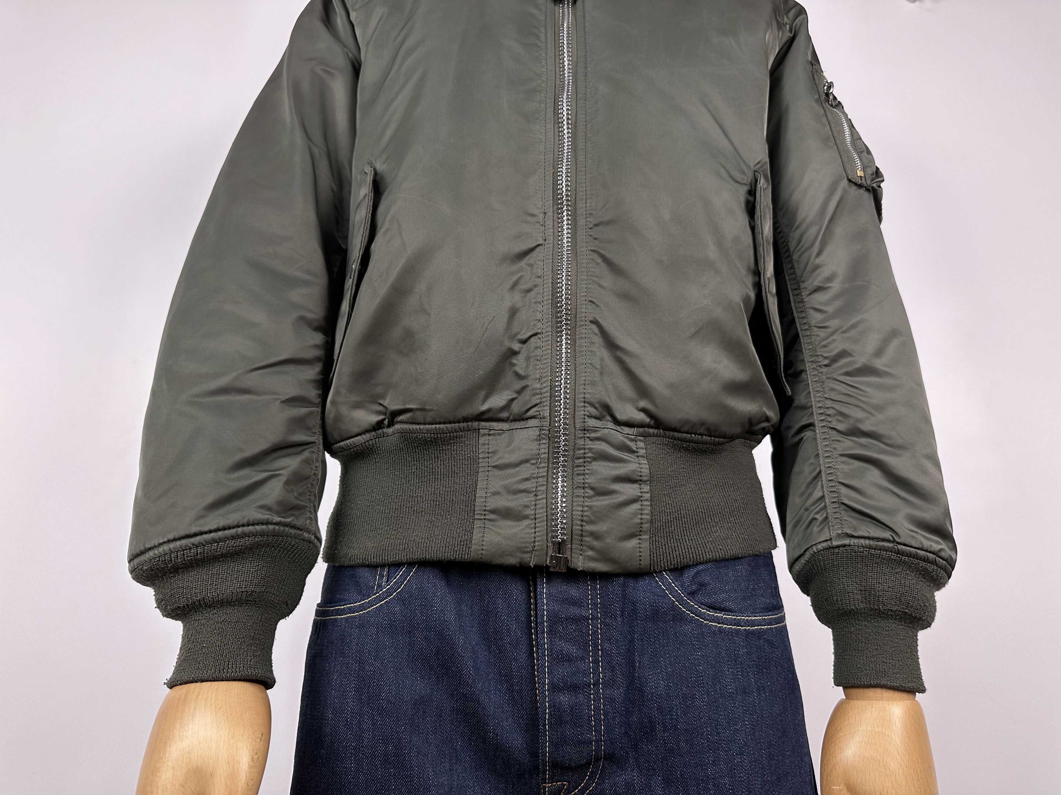 Alpha Industries × Grailed Alpha Industries Reversible Bomber Jacket Green MA-1 Flight Size US S / EU 44-46 / 1 - 4 Thumbnail