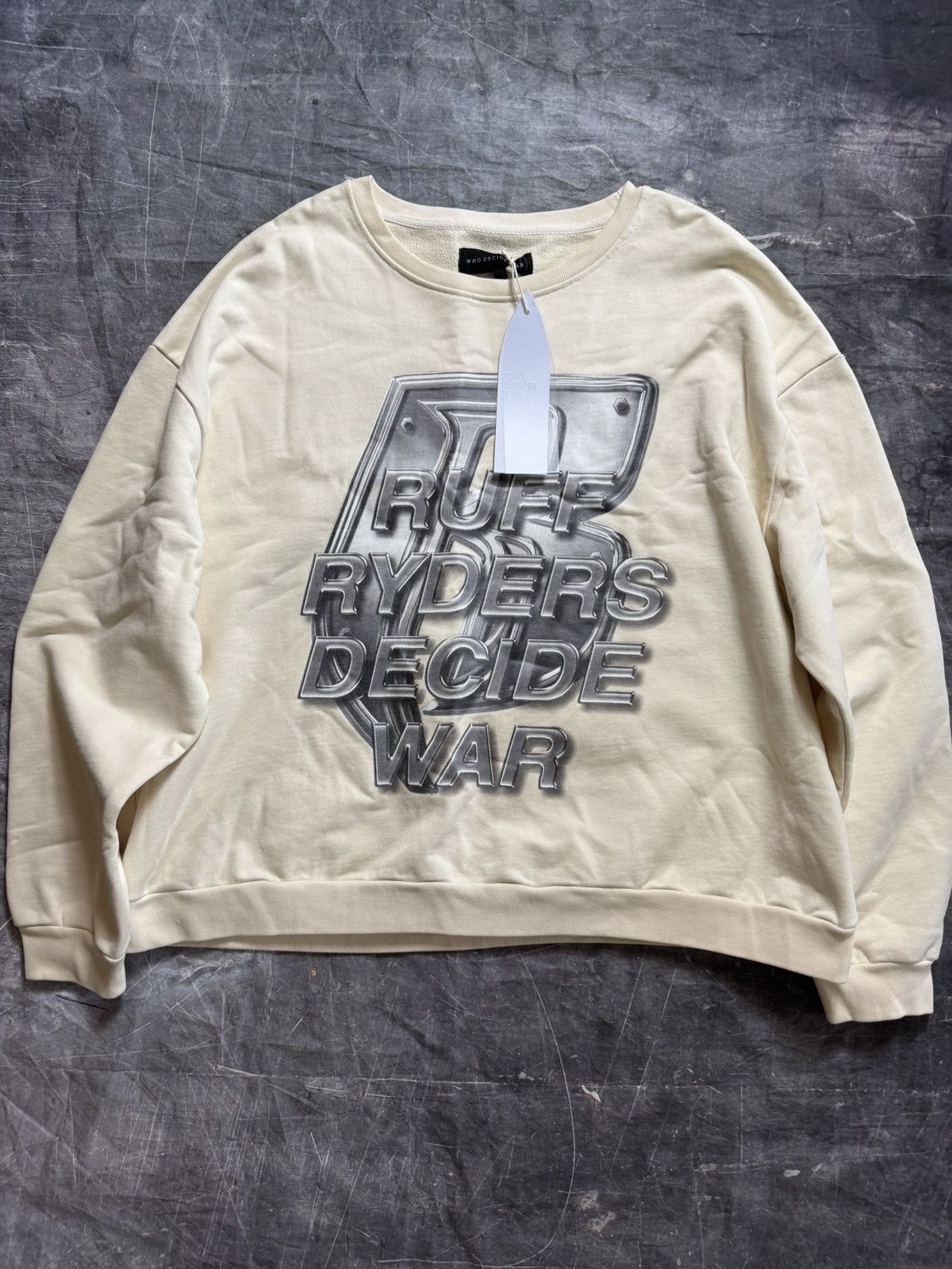 Who Decides War Who Decides War Ruff Ryder Crewneck Sweatshirt Size US XXL / EU 58 / 5 - 1 Thumbnail