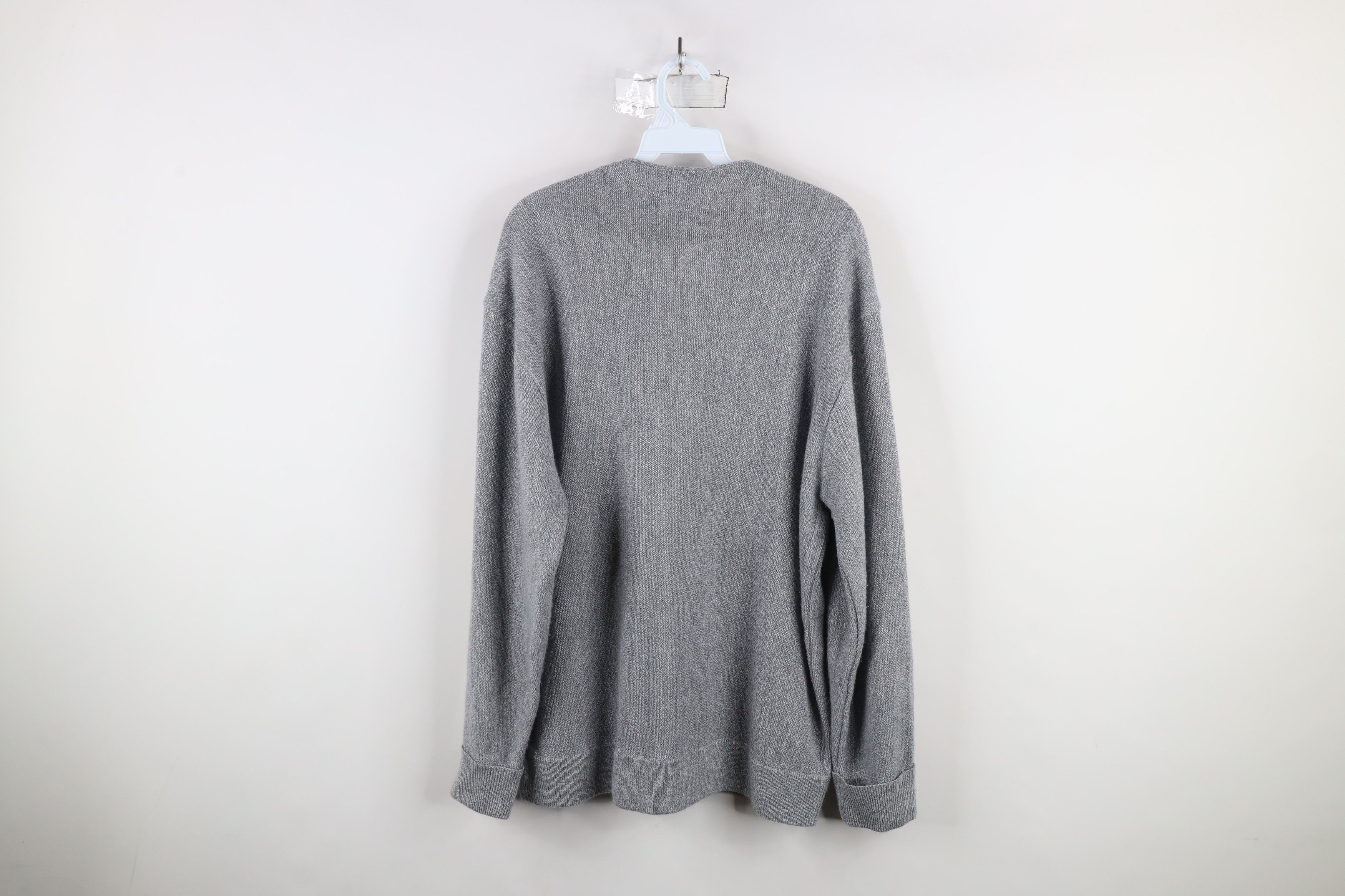 Vintage Vintage 90s Streetwear Knit Button Cardigan Sweater Gray Size US XL / EU 56 / 4 - 7 Thumbnail