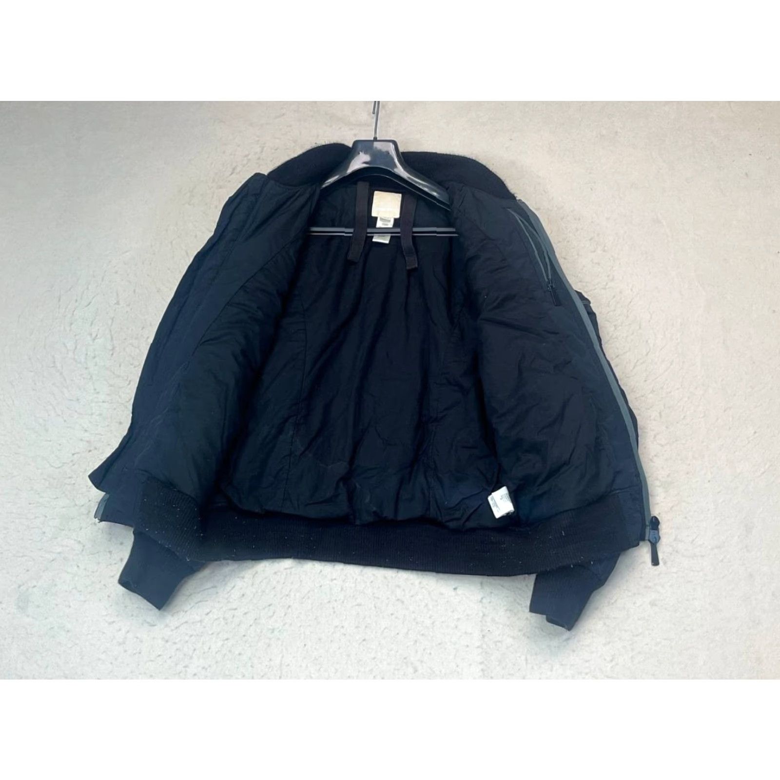 Diesel Diesel Jacket Mens XL Black Zip Up Nylon Windbreaker Pockets See All Pics Size US XL / EU 56 / 4 - 7 Thumbnail