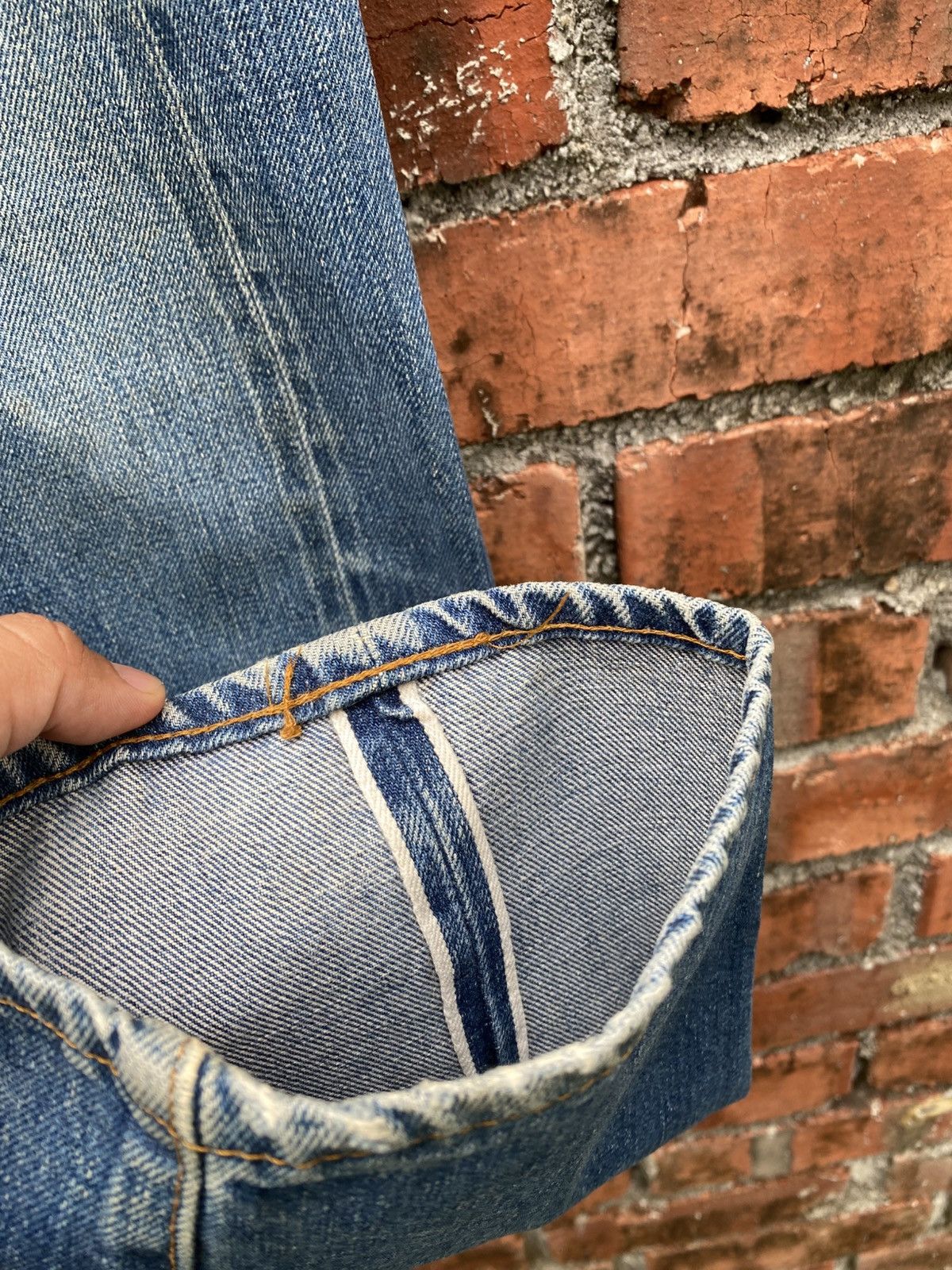 Levi's Vintage Clothing W27x32.5 Vintage levi's 501 redline big E made in USA Size 27" / US 4 / IT 40 - 5 Thumbnail