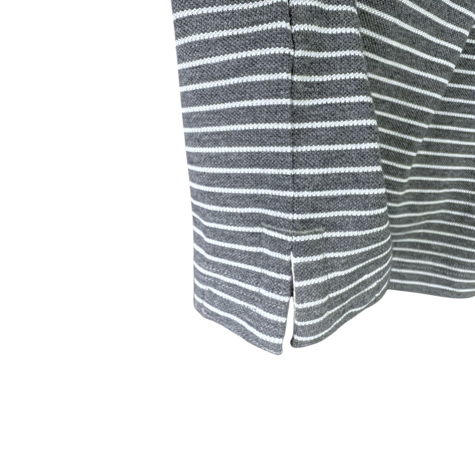 Ted Baker NWT Men's Ted Baker Gray Striped Polo 6 (US XXL) $145 Retail Size US XXL / EU 58 / 5 - 8 Thumbnail