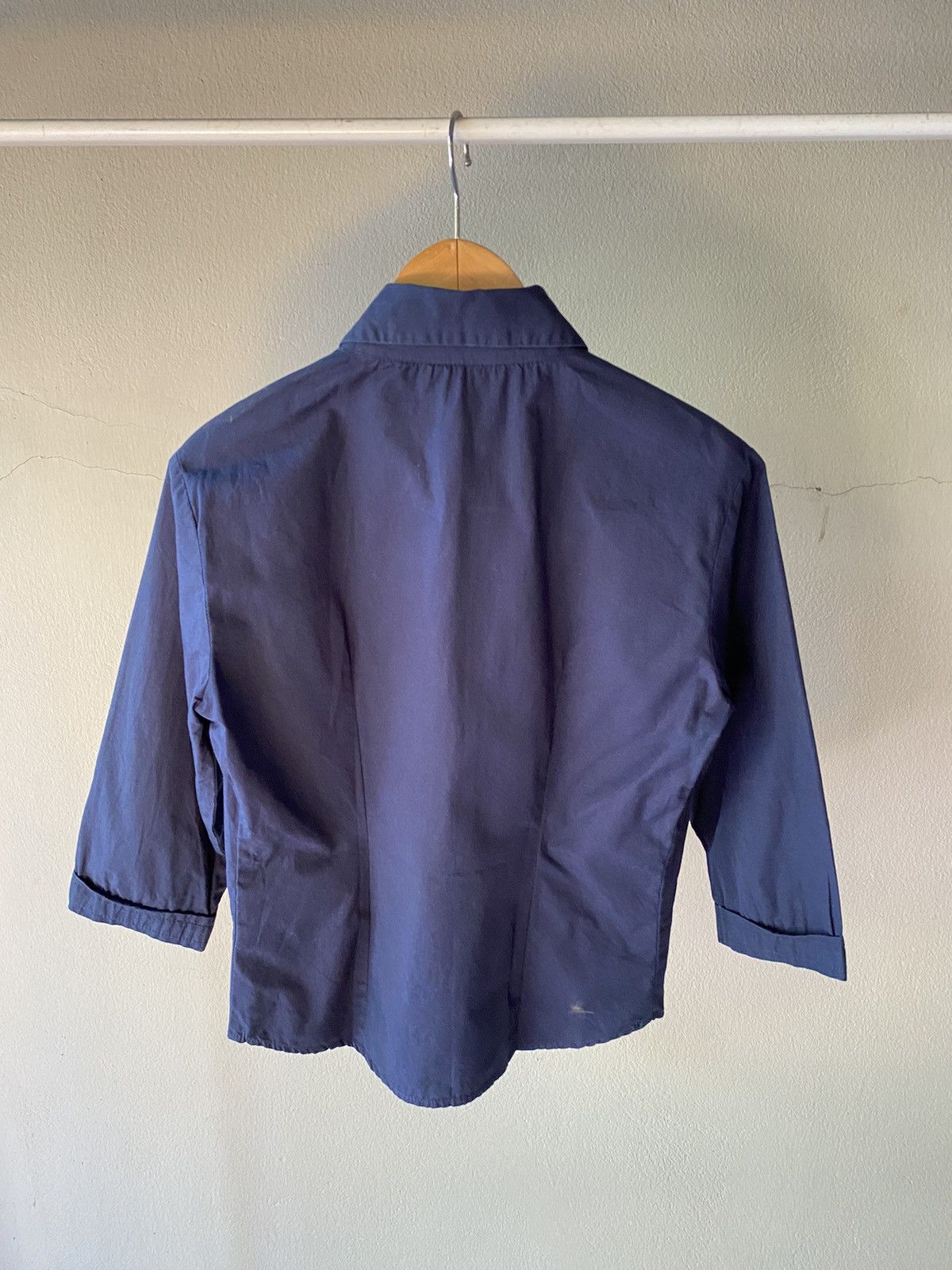 Stussy Stussy Dark Blue Long-Sleeve Shirt Size M / US 6-8 / IT 42-44 - 4 Thumbnail