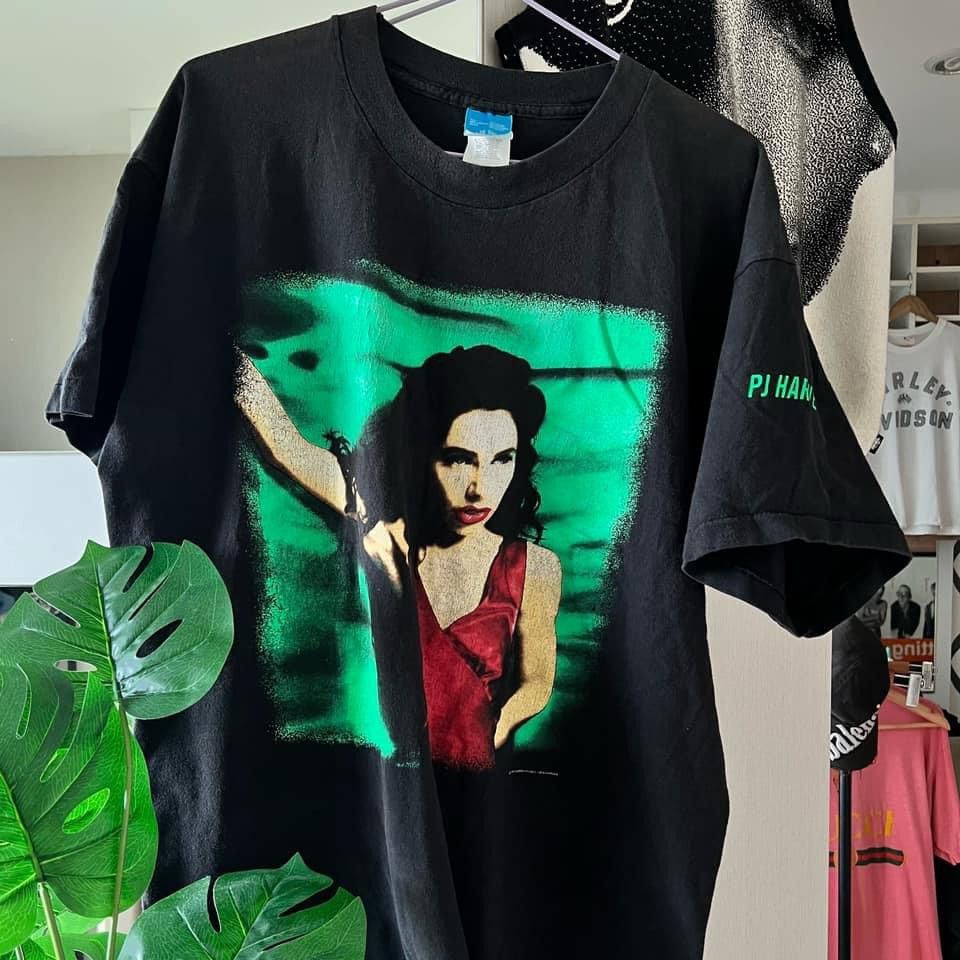 Band Tees × Vintage 1995’s PJ HARVER Size US XL / EU 56 / 4 - 1 Thumbnail